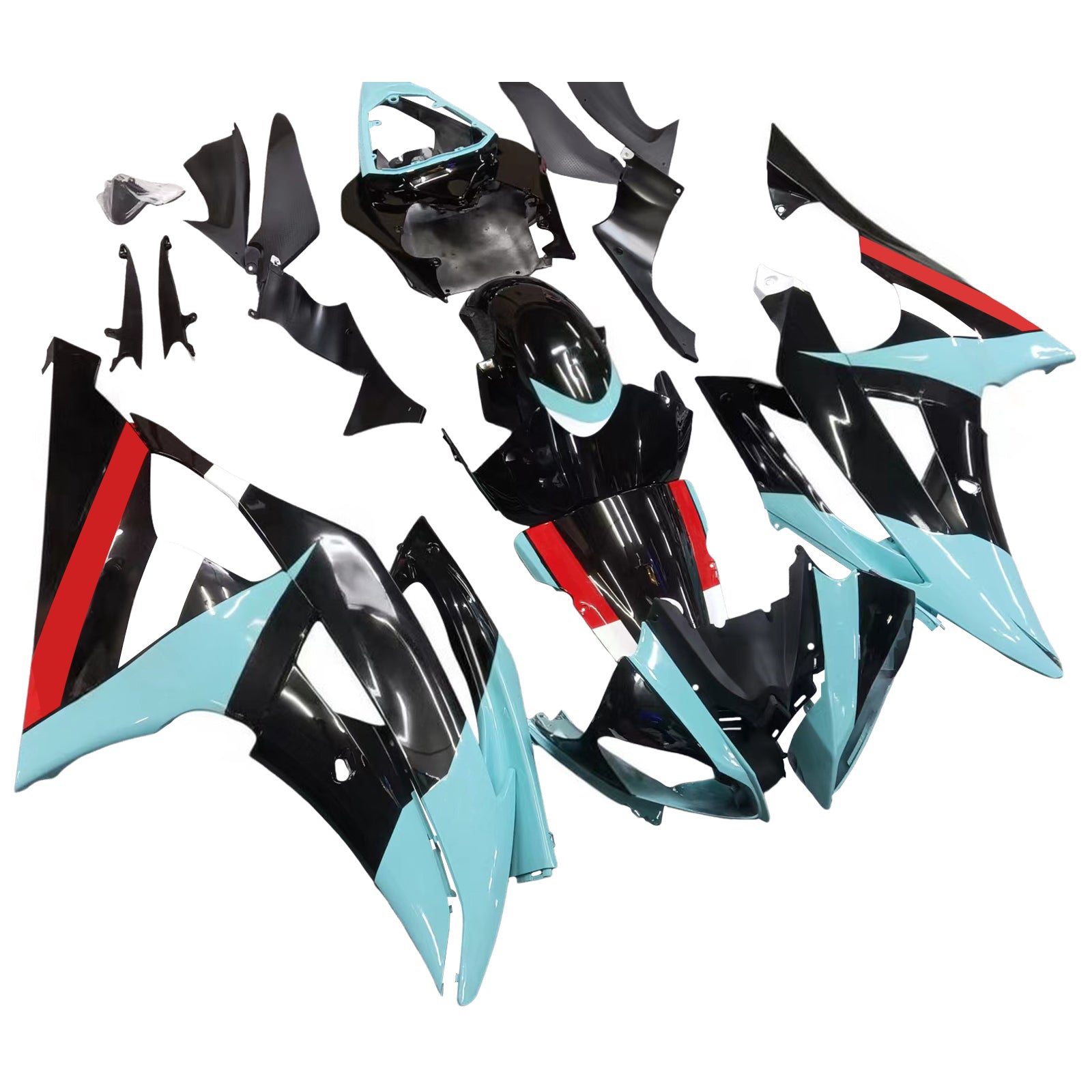 Yamaha YZF 600 R6 2008-2016 Fairing Kit Bodywork Plastic ABS