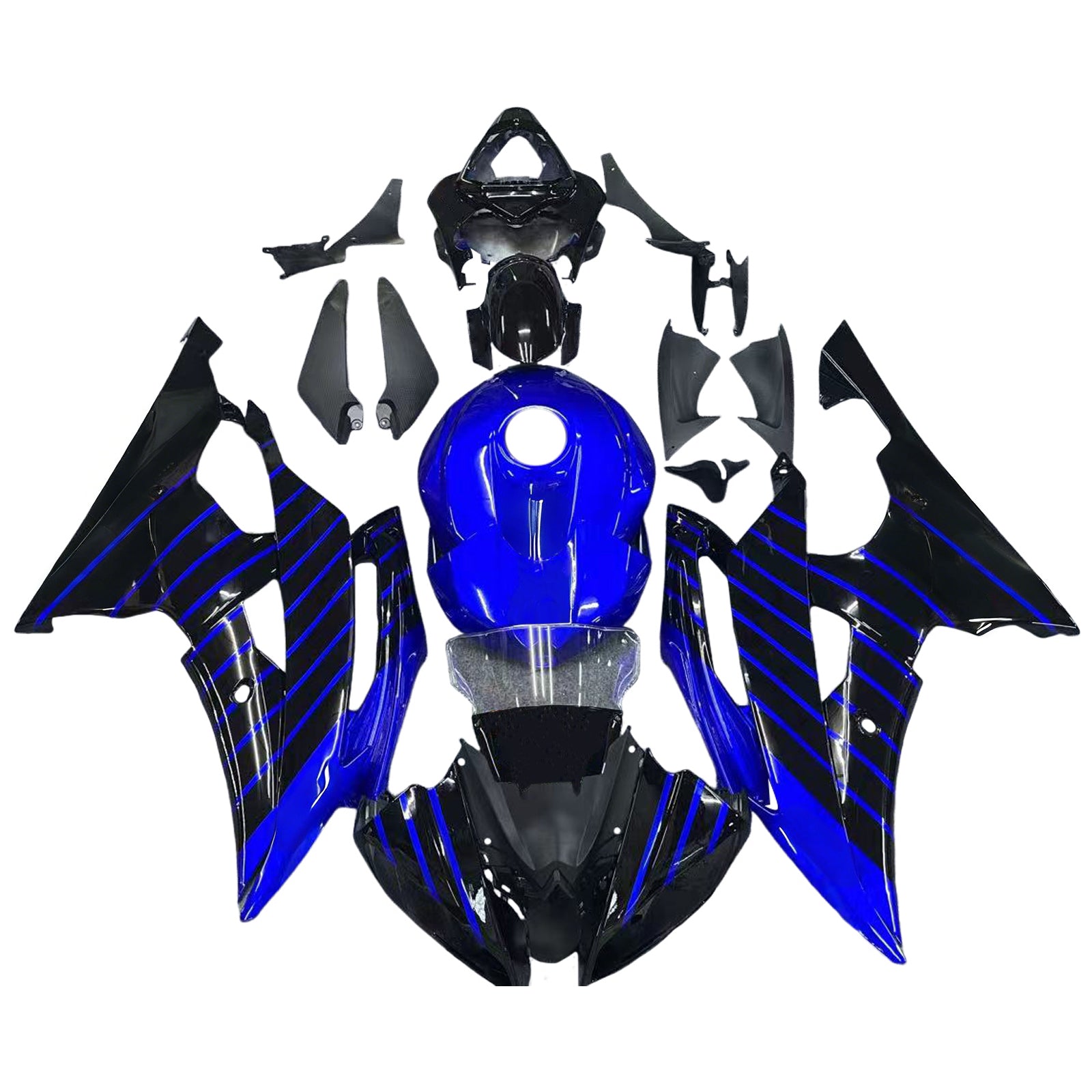 Yamaha YZF 600 R6 2008-2016 Fairing Kit Bodywork Plastic ABS