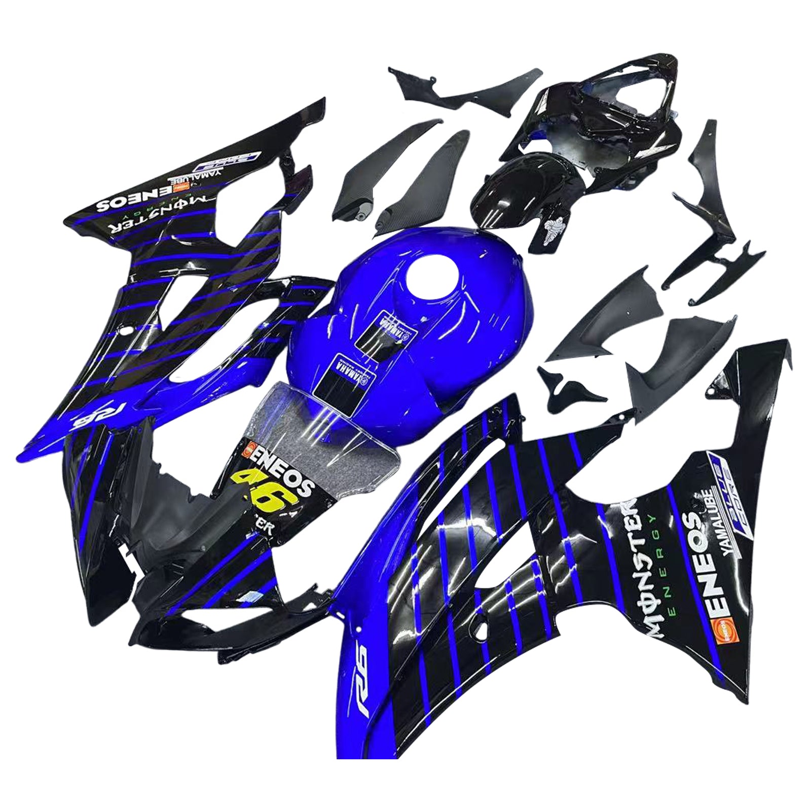 Yamaha YZF 600 R6 2008-2016 Fairing Kit Bodywork Plastic ABS