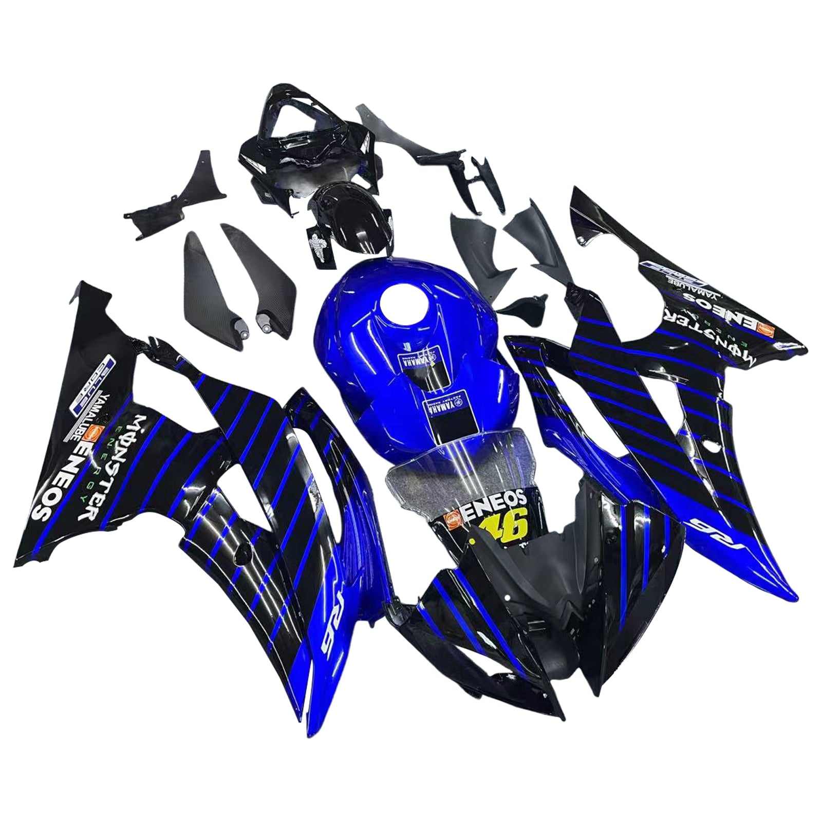 Yamaha YZF 600 R6 2008-2016 Fairing Kit Bodywork Plastic ABS