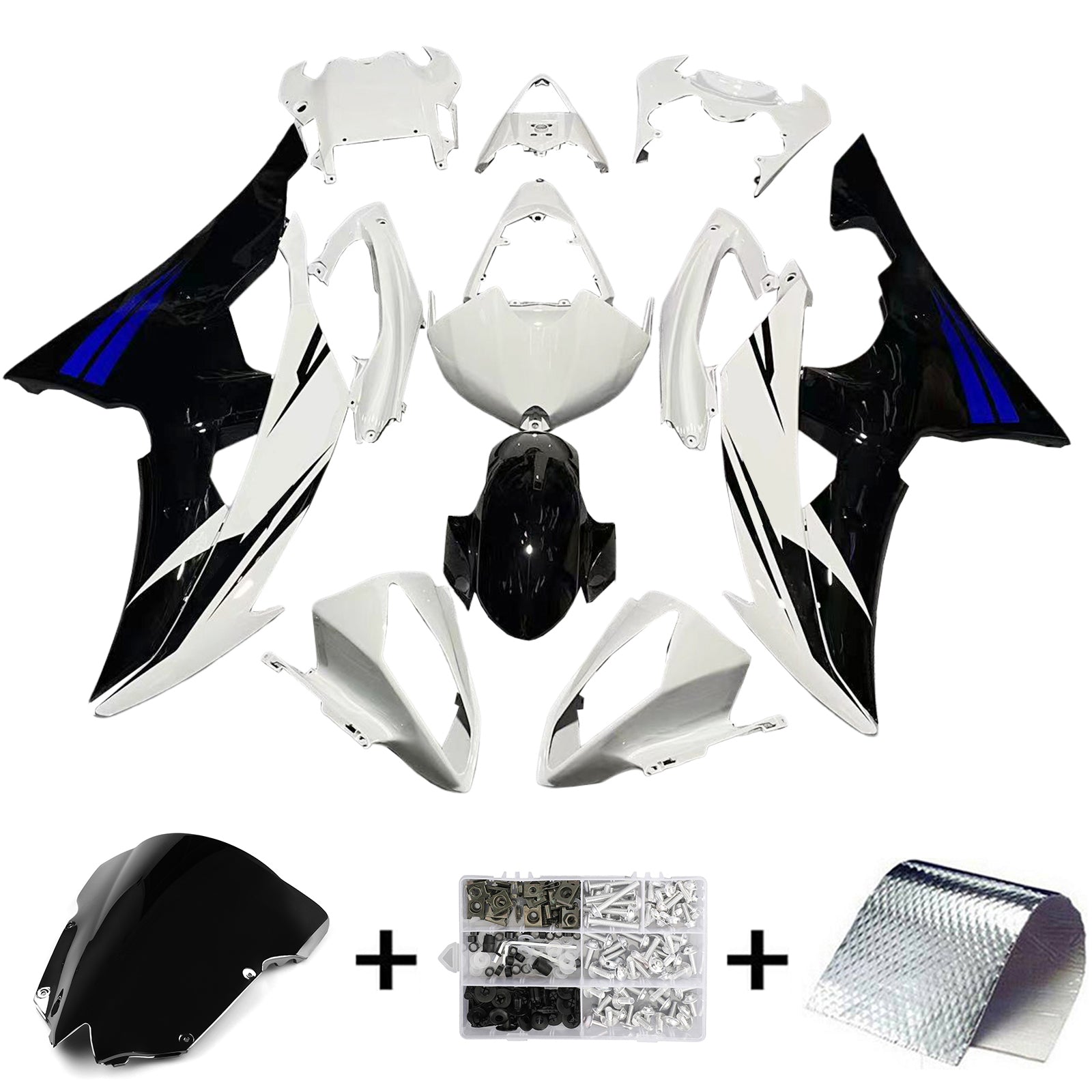 Yamaha YZF 600 R6 2008-2016 Kit Carenado Carrocería Plástico ABS