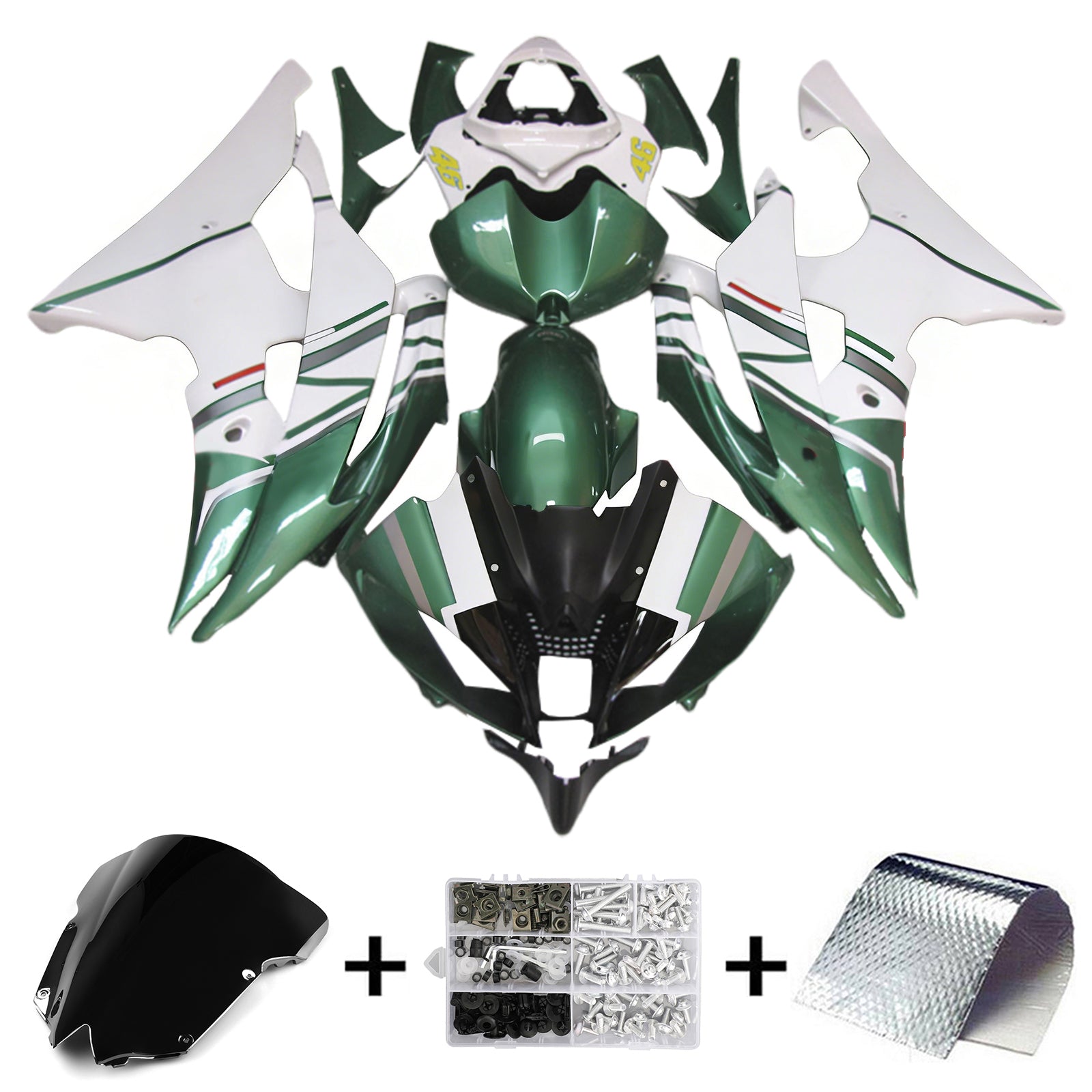 Yamaha YZF 600 R6 2008-2016 Fairing Kit Bodywork Plastic ABS