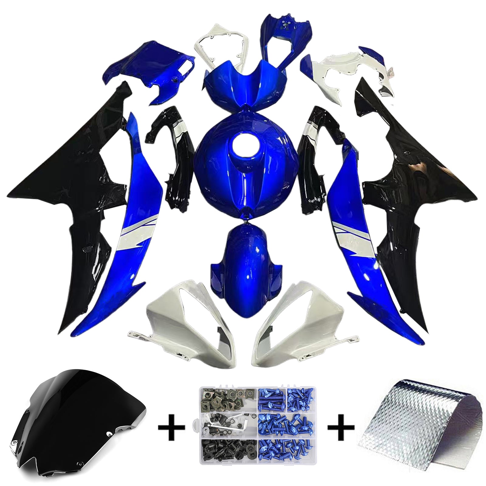 Yamaha YZF 600 R6 2008-2016 Fairing Kit Bodywork Plastic ABS