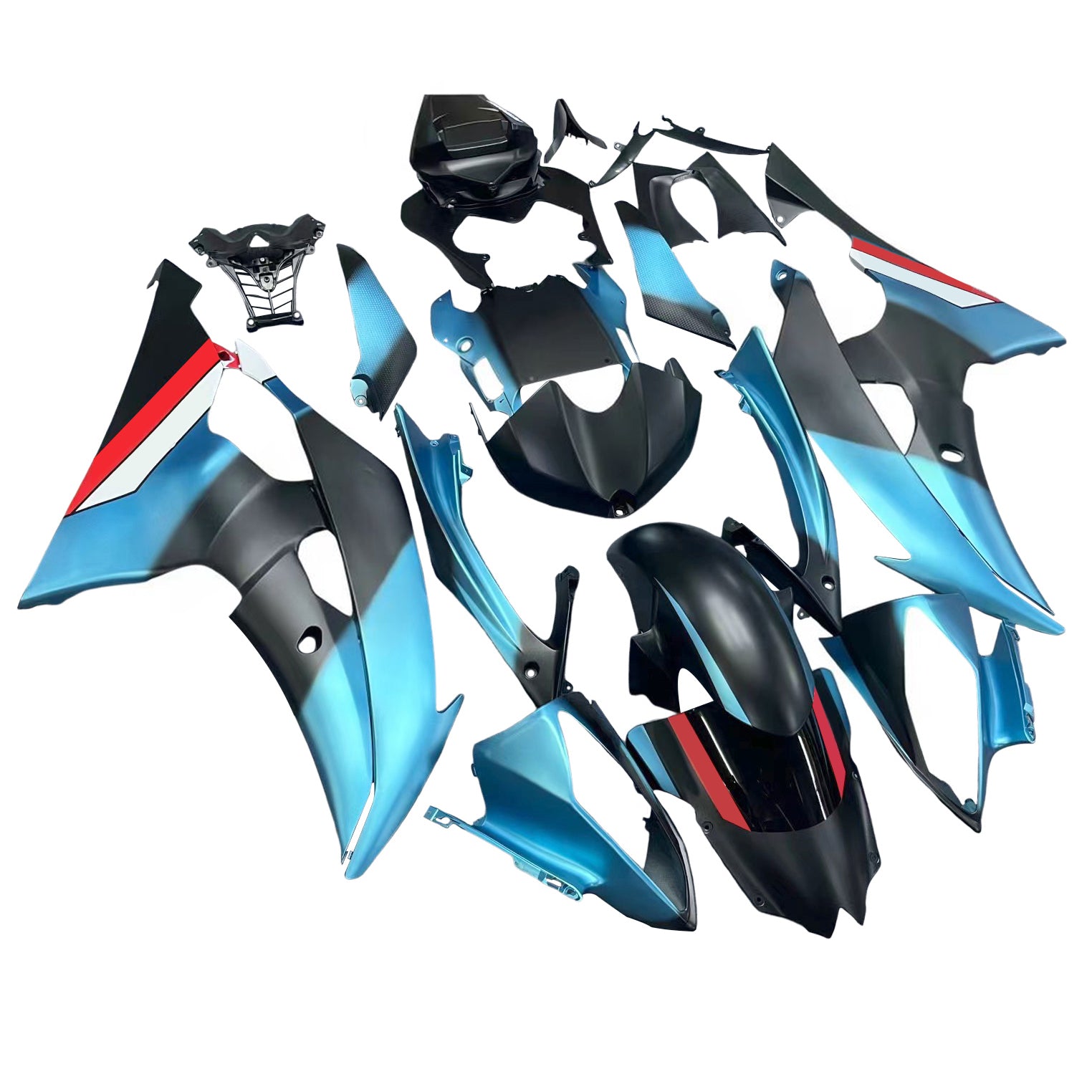 Yamaha YZF 600 R6 2008-2016 Fairing Kit Bodywork Plastic ABS