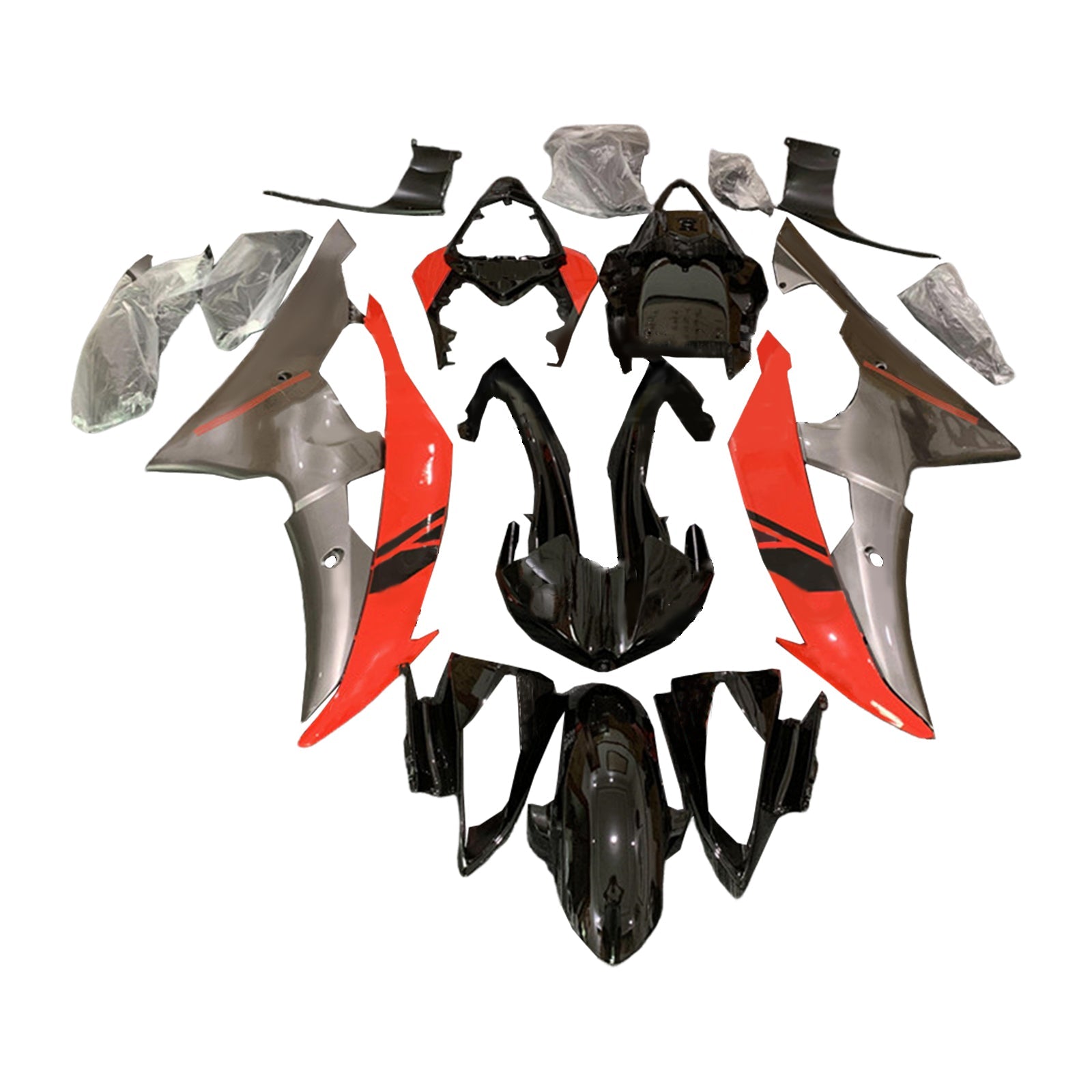 Yamaha YZF 600 R6 2008-2016 Fairing Kit Bodywork Plastic ABS