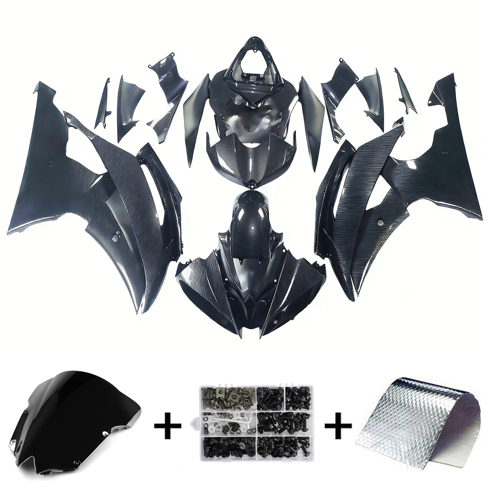 Yamaha YZF 600 R6 2008-2016 Fairing Kit Bodywork Plastic ABS