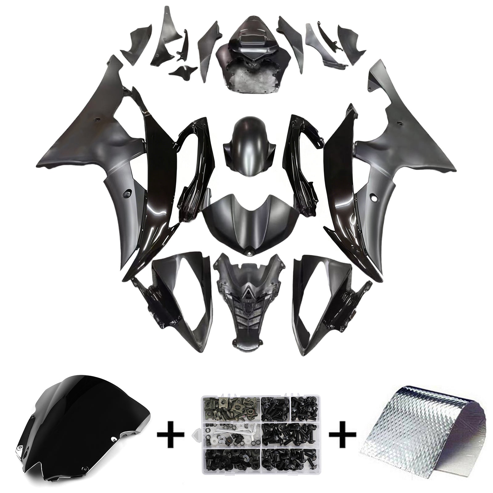 Yamaha YZF 600 R6 2008-2016 Fairing Kit Bodywork Plastic ABS