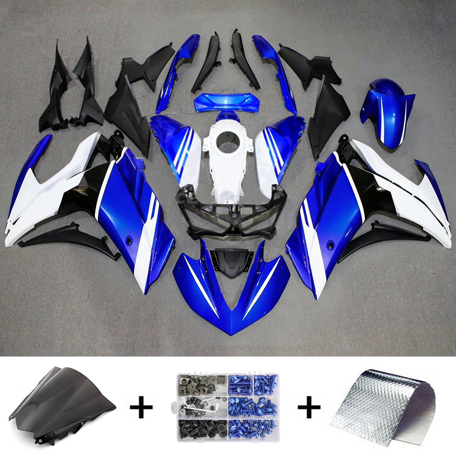 Kit Carenado Para Yamaha YZF-R3 2014-2018 R25 2015-2017 Genérico