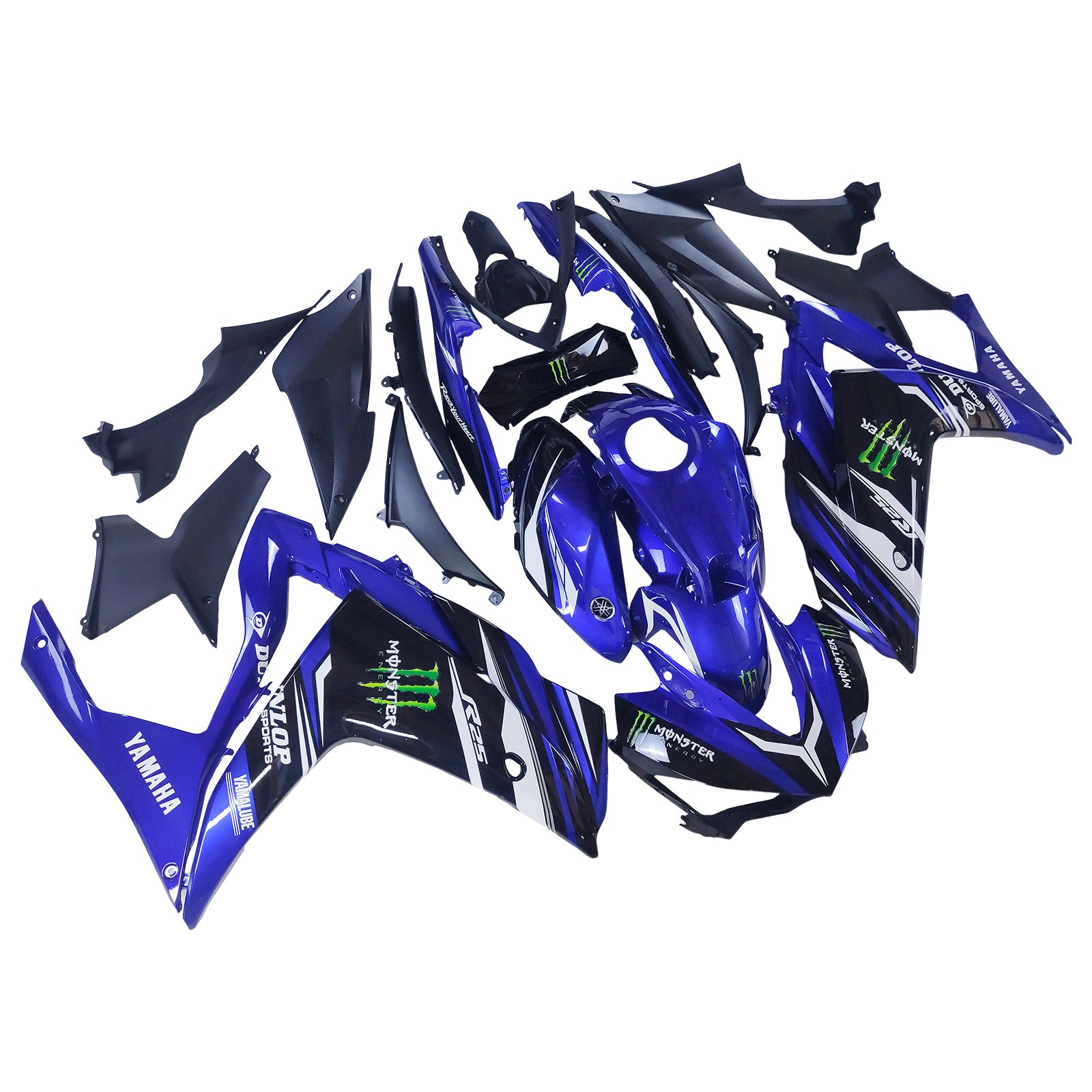 Kit Carenado Para Yamaha YZF-R3 2014-2018 R25 2015-2017 Genérico