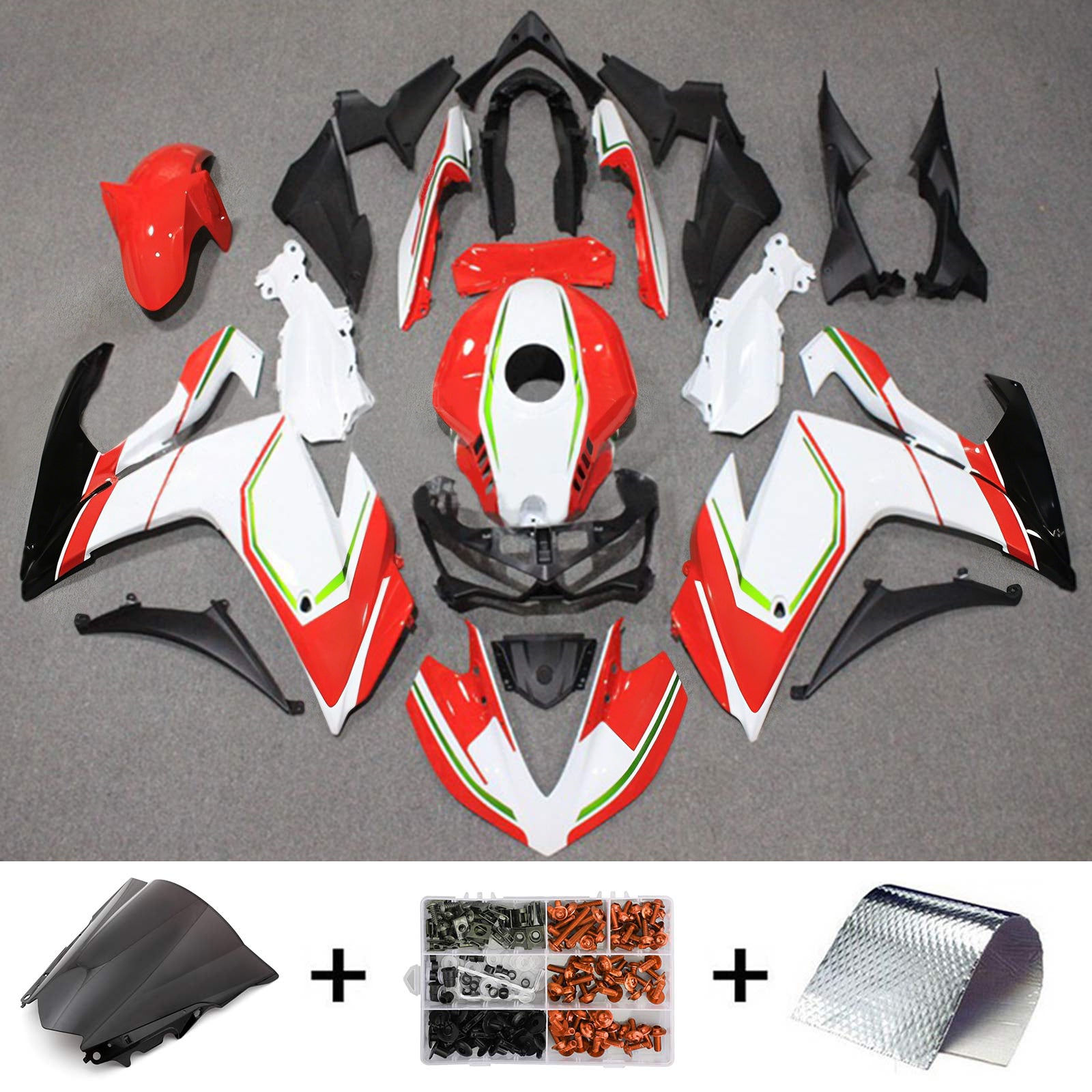 Kit Carenado Para Yamaha YZF-R3 2014-2018 R25 2015-2017 Genérico
