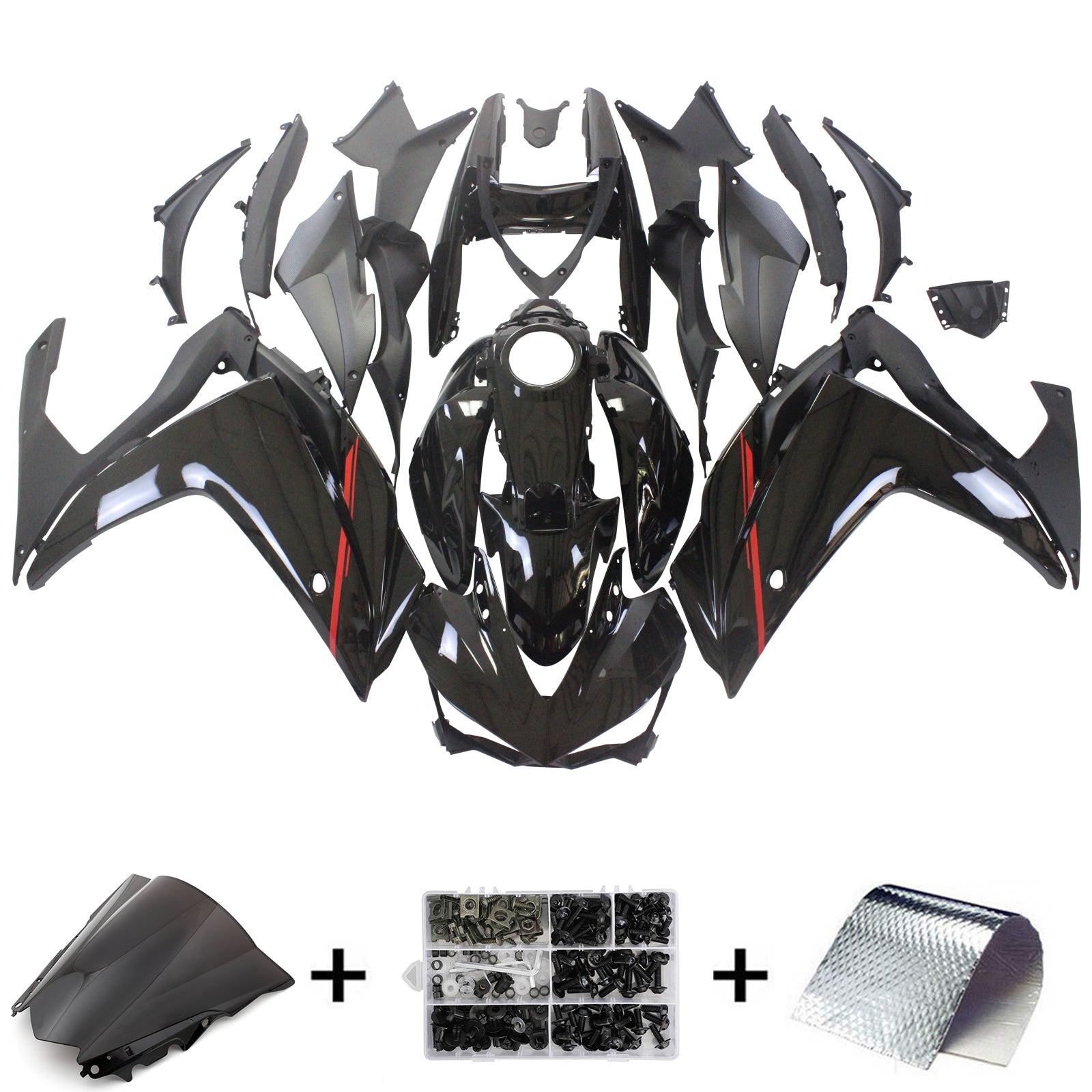 Injection Fairing Kit Bodywork ABS For Yamaha YZF-R3 2014-2018 R25 2015-2017