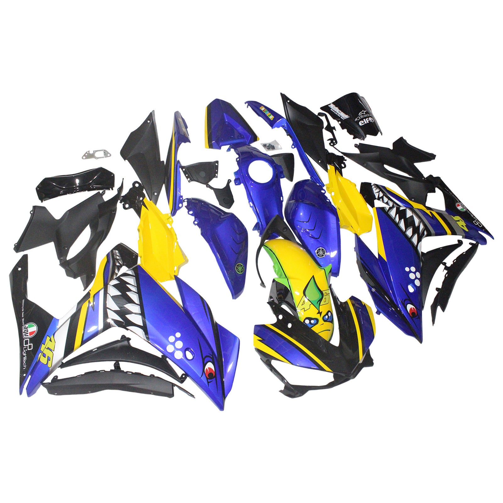 ياماها YZF-R3 2014-2018 R25 2015-2017 Fairing Kit هيكل السيارة ABS