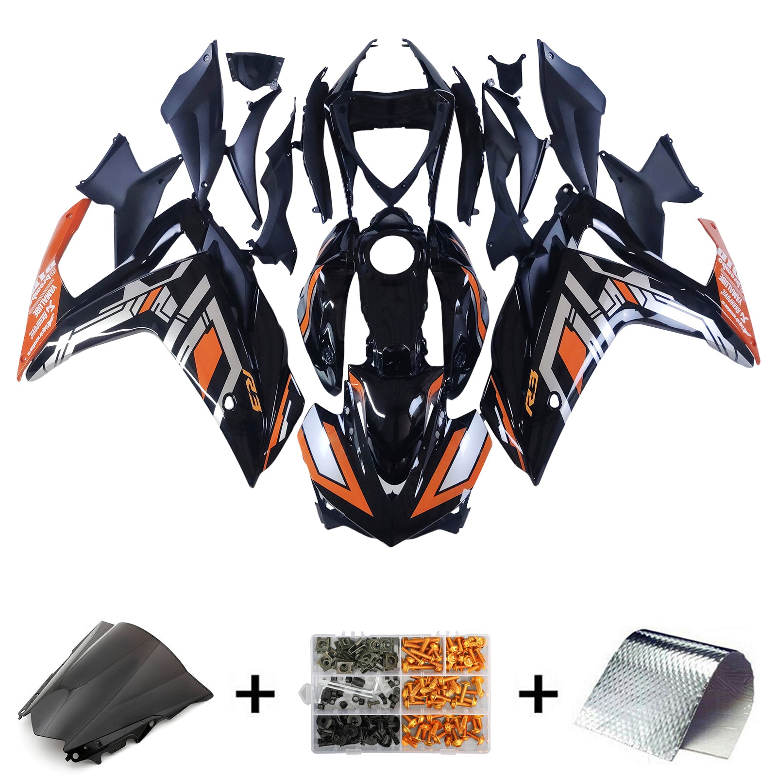 Yamaha YZF-R3 2014-2018 R25 2015-2017 Fairing Kit Bodywork ABS