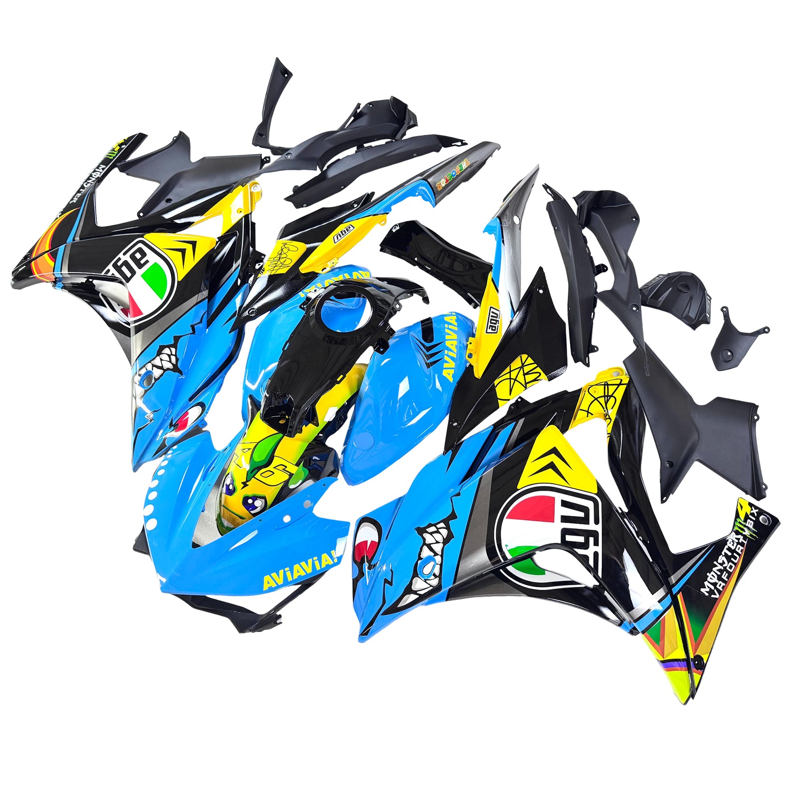 Yamaha YZF-R3 2014-2018 R25 2015-2017 Fairing Kit Bodywork ABS