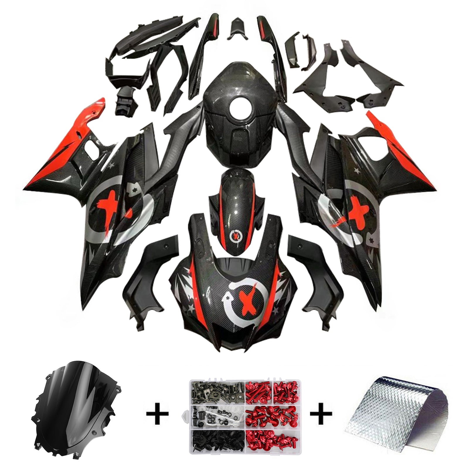 Yamaha YZF-R3 R25 2019-2021 Kit Carenado Carrocería Plástico ABS