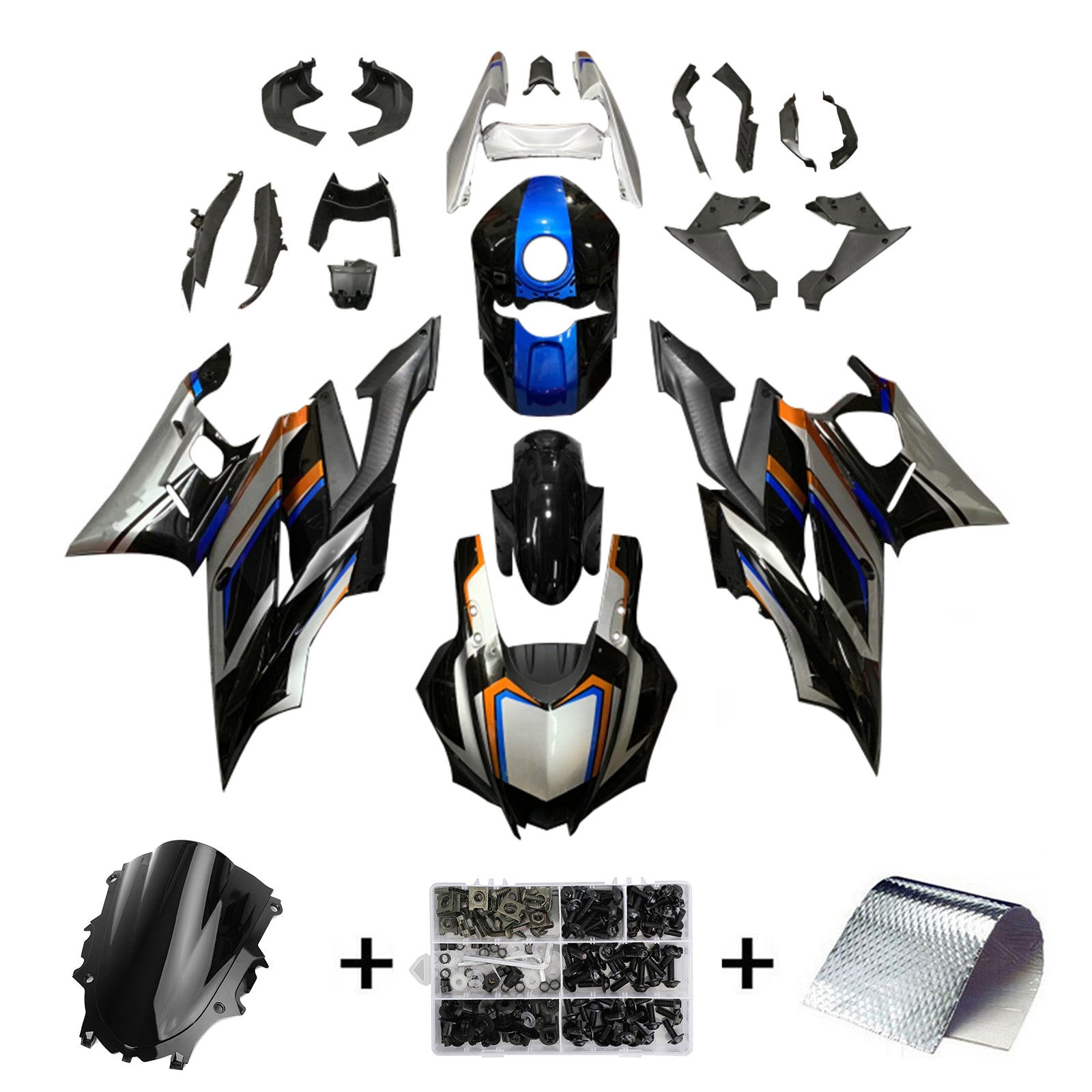 Yamaha YZF-R3 R25 2019-2021 Kit Carenado Carrocería Plástico ABS
