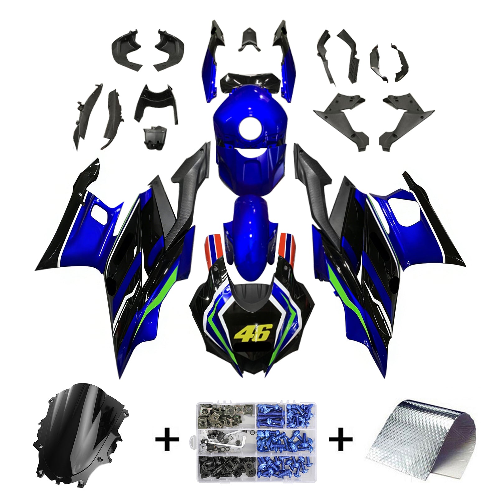 Yamaha YZF-R3 R25 2019-2021 Kit Carenado Carrocería Plástico ABS