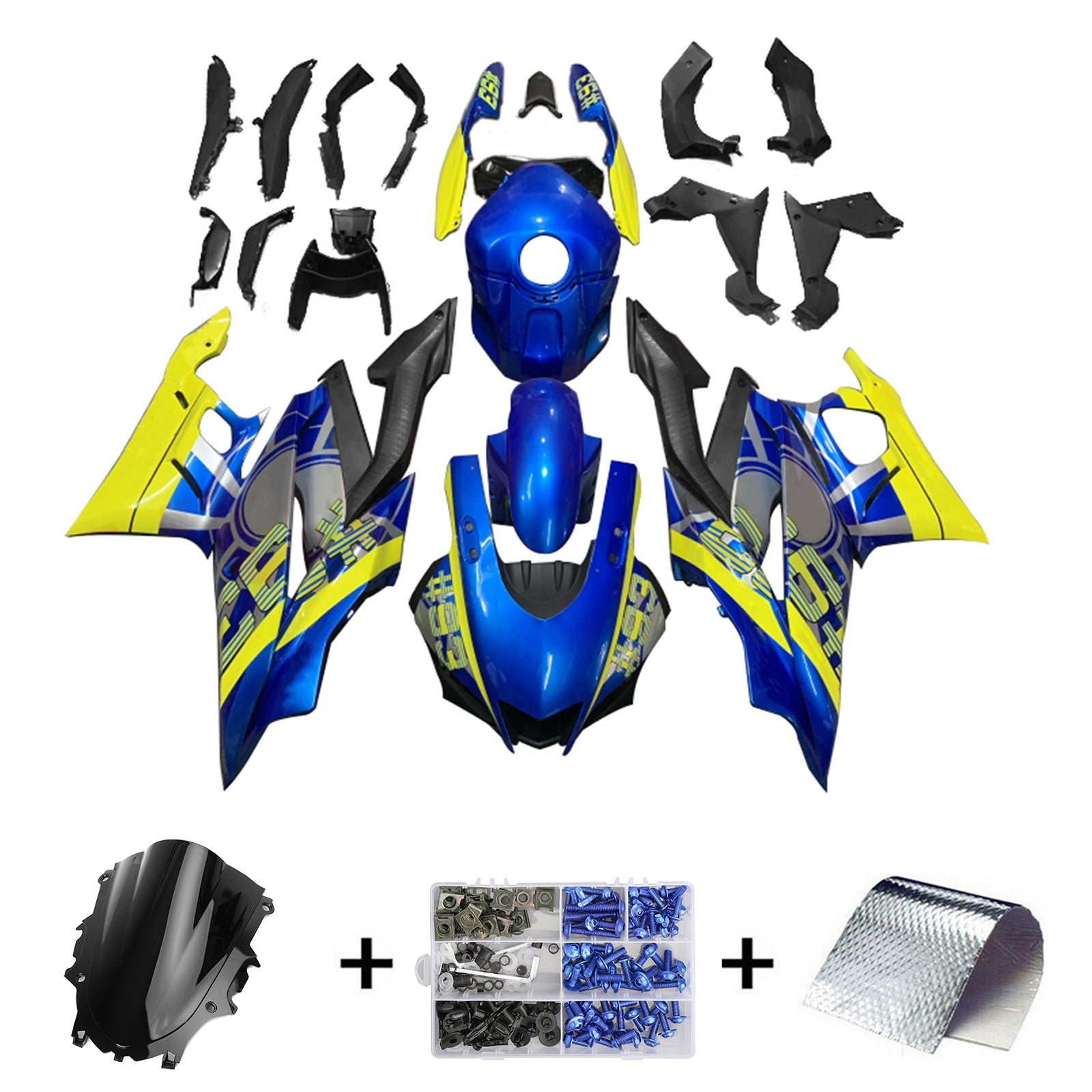 Yamaha YZF-R3 R25 2019-2021 Kit Carenado Carrocería Plástico ABS