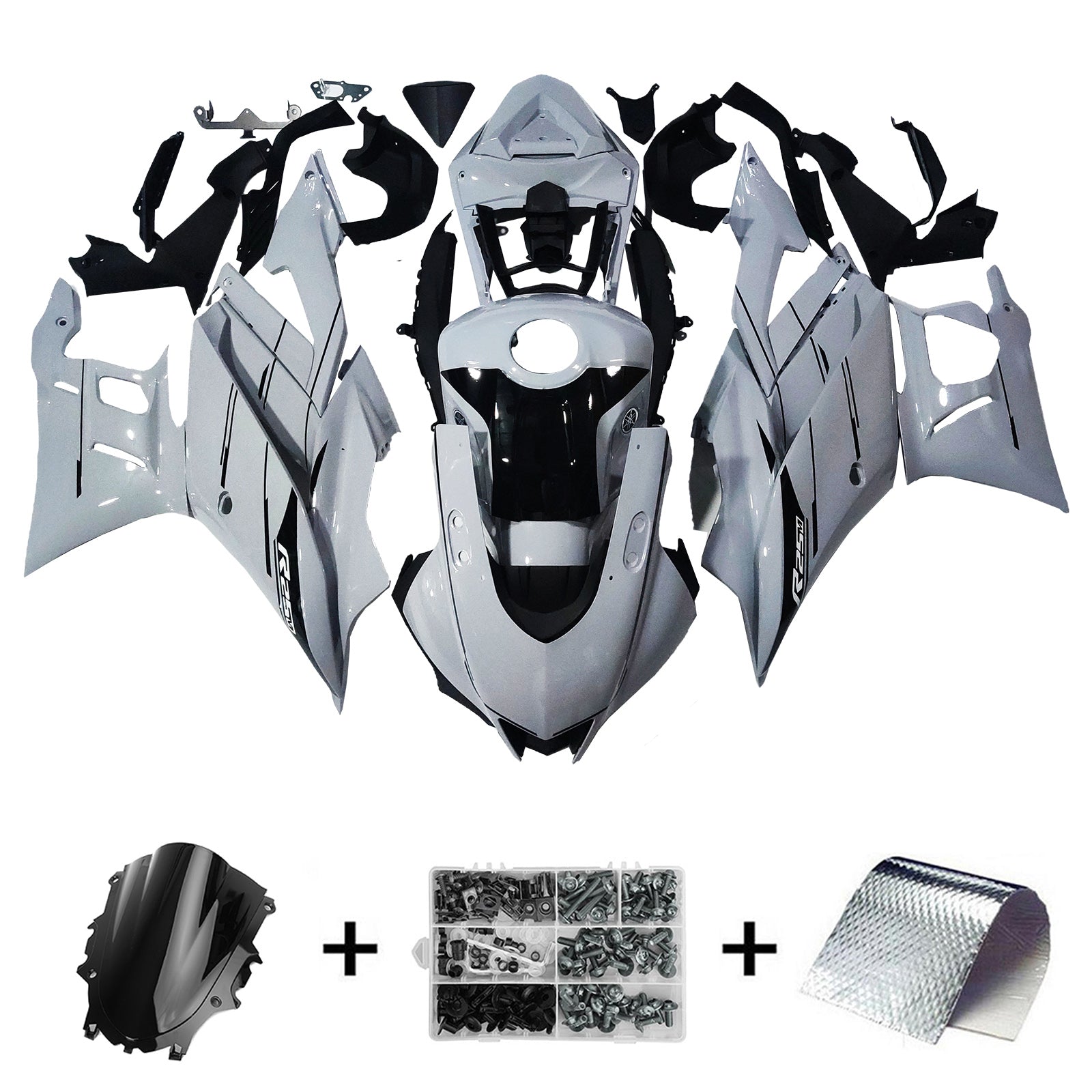 ياماها YZF-R3 R25 2019-2021 Fairing Kit هيكل السيارة بلاستيك ABS