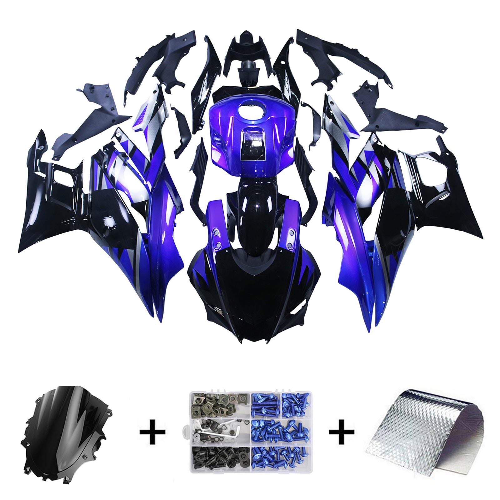 Yamaha YZF-R3 R25 2019-2021 Fairing Kit Bodywork Plastic ABS