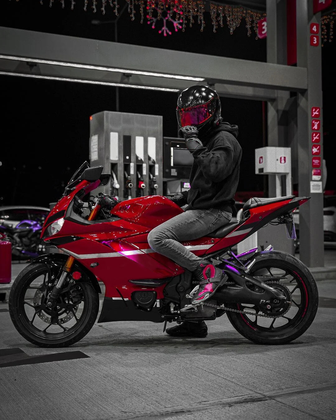 가와사키 ER6F/Ninja650R 2017-2019 페어링 키트 차체 플라스틱 ABS