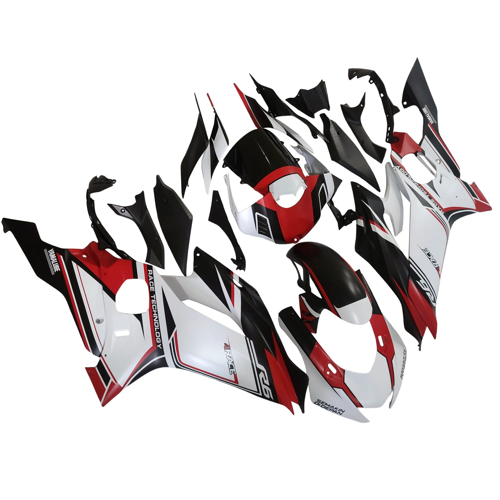 Yamaha YZF-R6 2017-2023 Fairing Kit Bodywork Plastic ABS