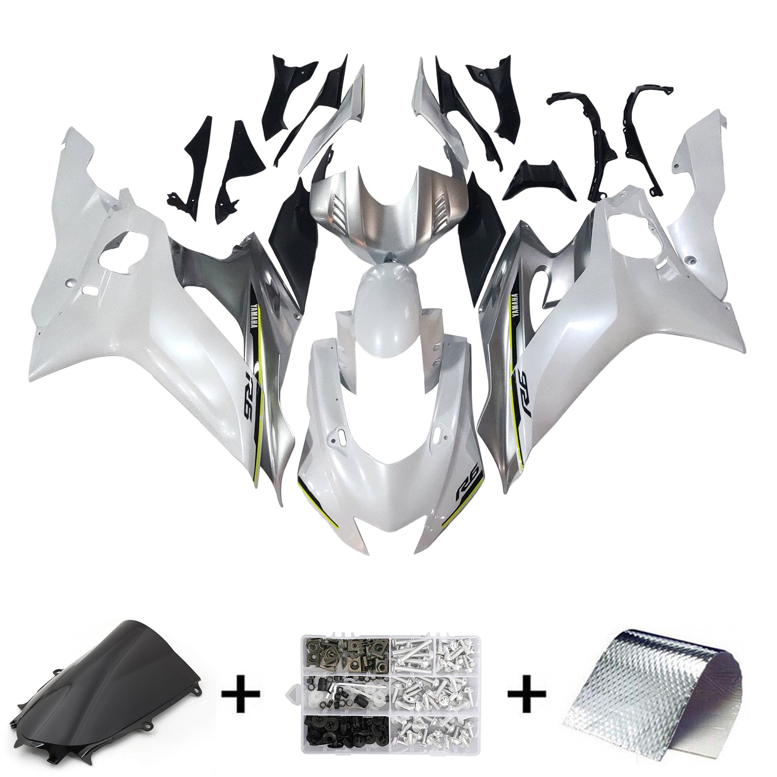 Yamaha YZF-R6 2017-2023 Fairing Kit Bodywork Plastic ABS