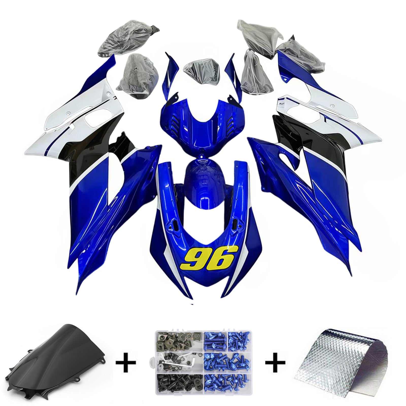 Yamaha YZF-R6 2017-2023 Fairing Kit Bodywork Plastic ABS