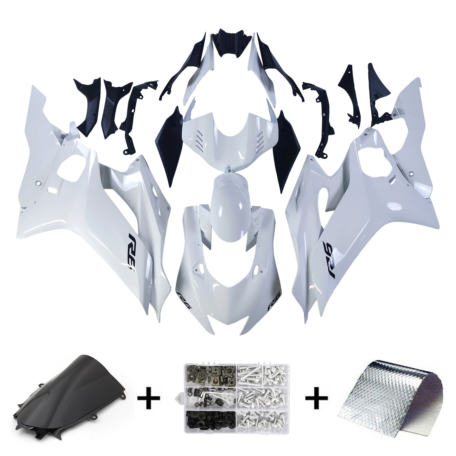 Yamaha YZF-R6 2017-2023 Fairing Kit Bodywork Plastic ABS