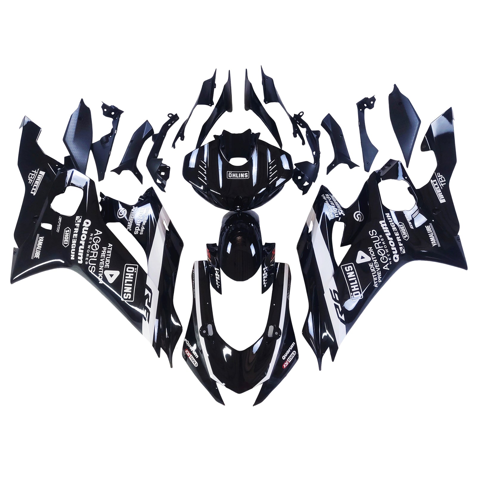 Yamaha YZF-R6 2017-2023 Fairing Kit Bodywork Plastic ABS