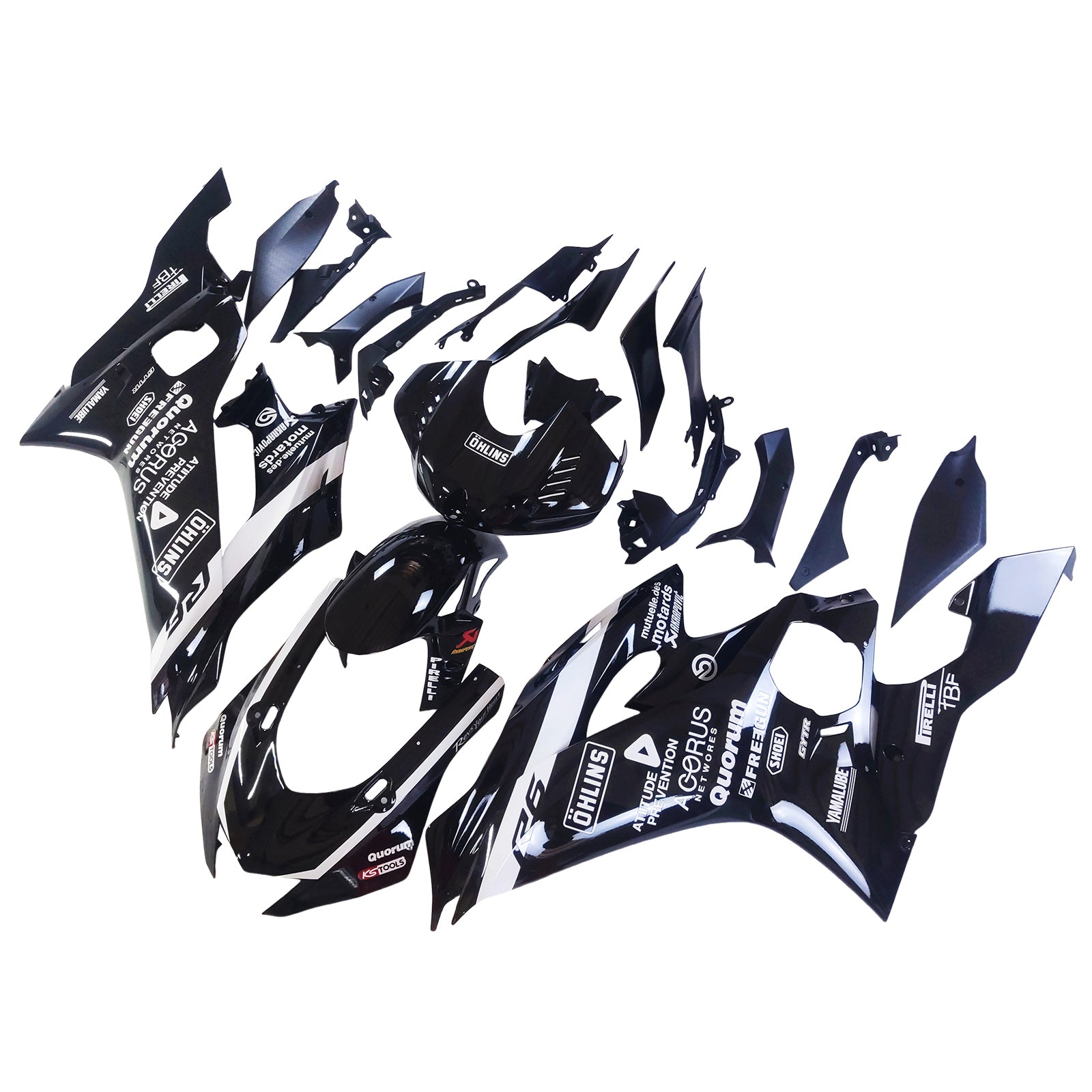 Yamaha YZF-R6 2017-2023 Fairing Kit Bodywork Plastic ABS