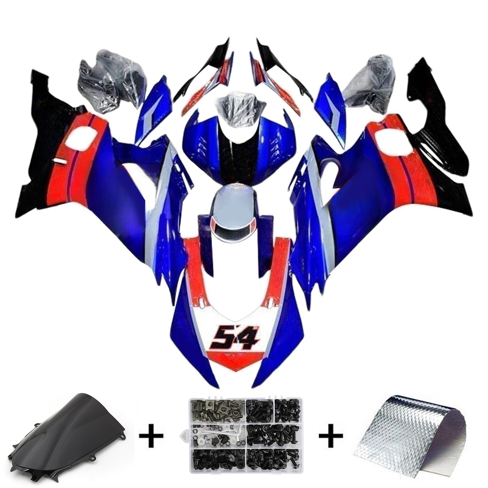 Yamaha YZF-R6 2017-2023 Fairing Kit Bodywork Plastic ABS