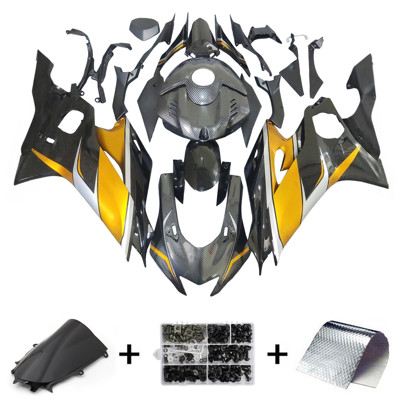 Yamaha YZF-R6 2017-2023 Fairing Kit Bodywork Plastic ABS
