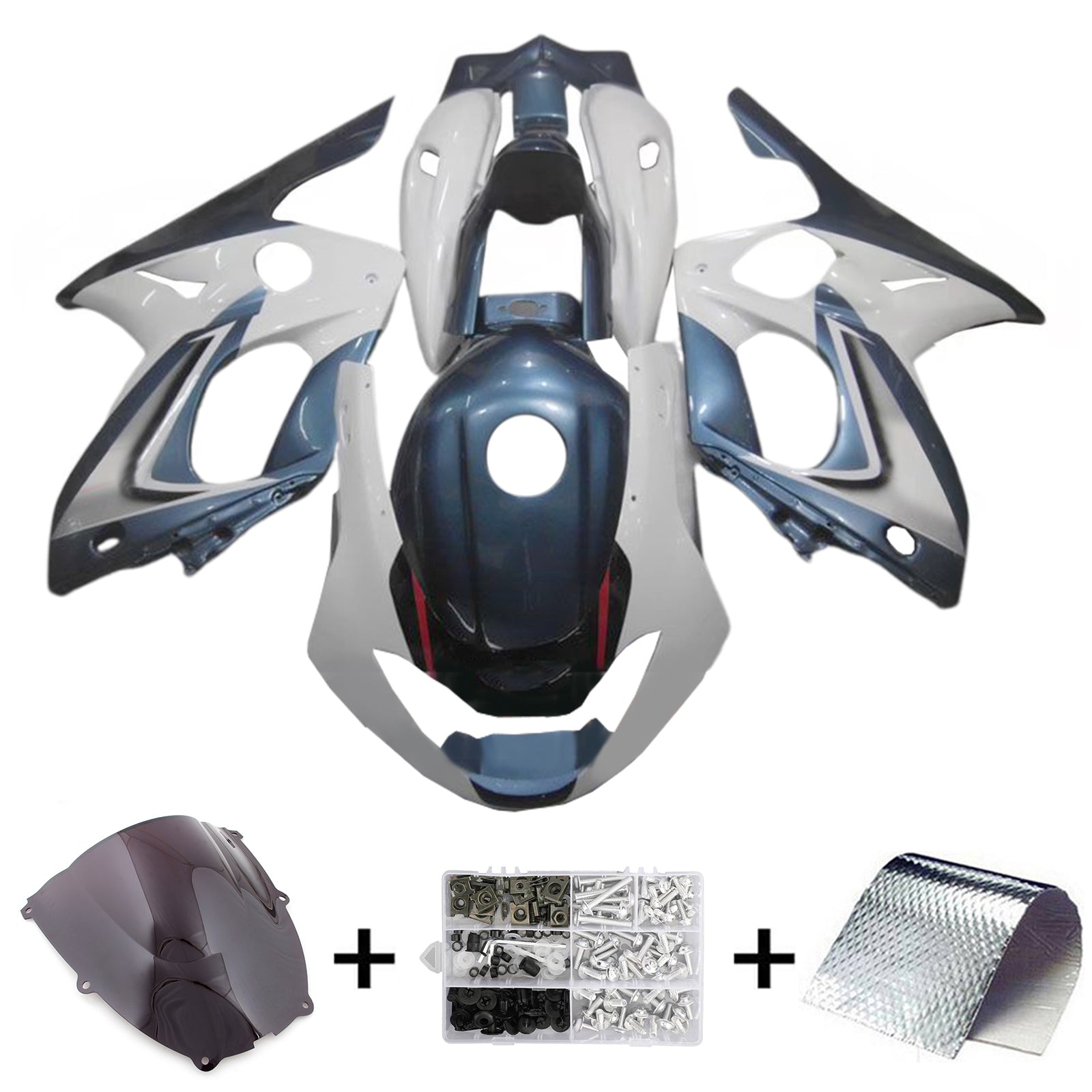 Yamaha YZF 600R Thundercat 1996-2007 Fairing Kit Bodywork Plastic ABS