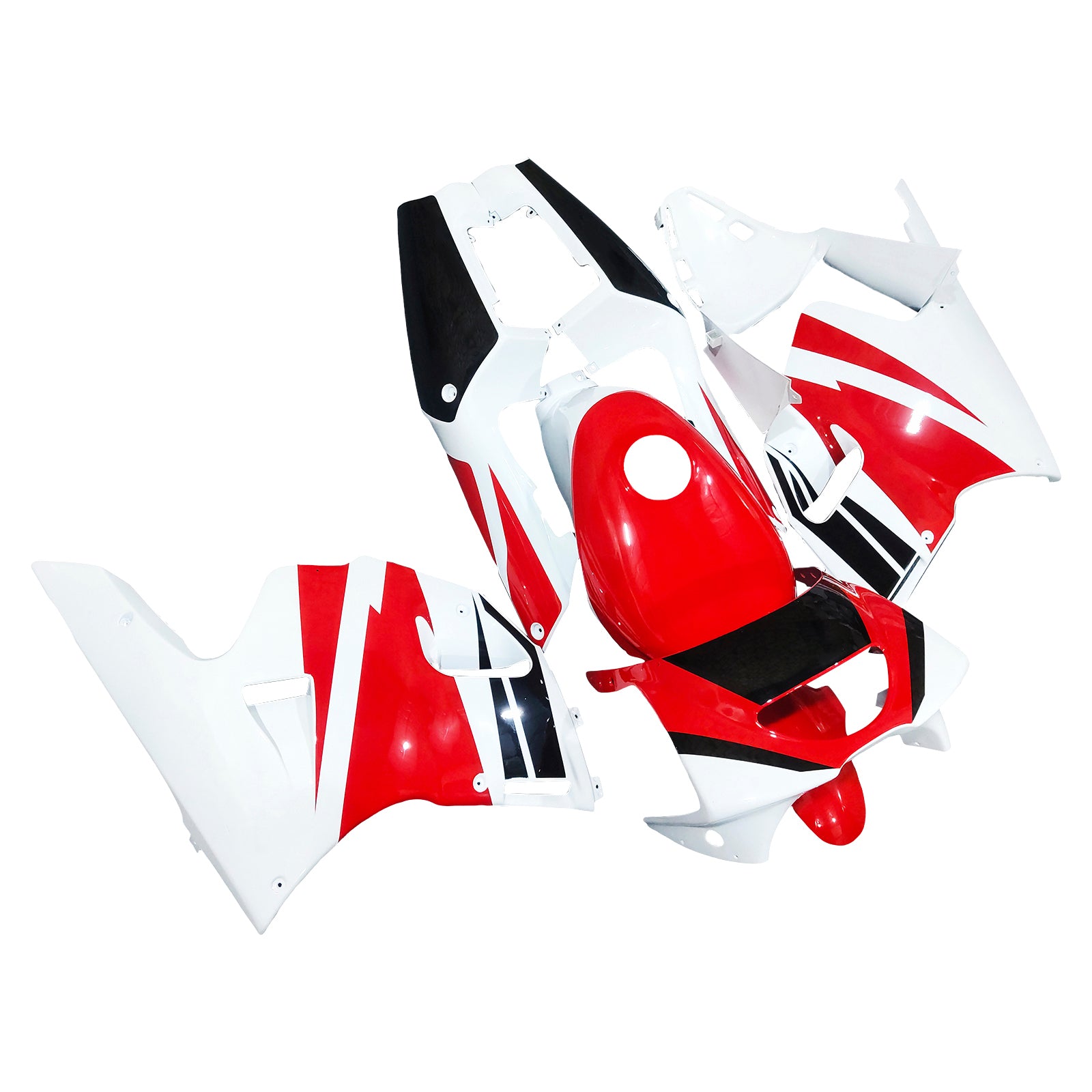 가와사키 ER6F/Ninja650R 2017-2019 페어링 키트 차체 플라스틱 ABS