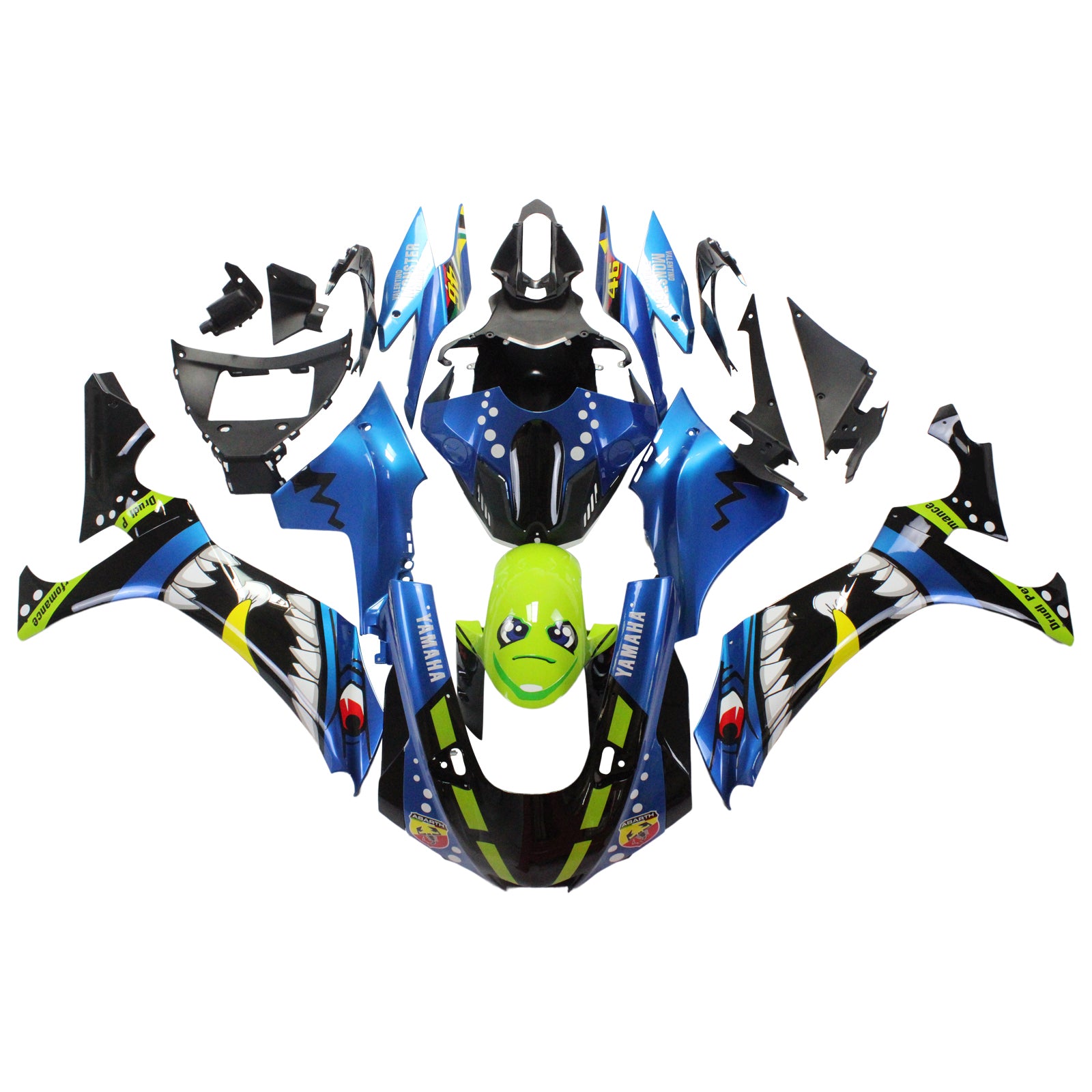 Yamaha YZF R1 2020-2024 Fairing Kit Bodywork Plastic ABS