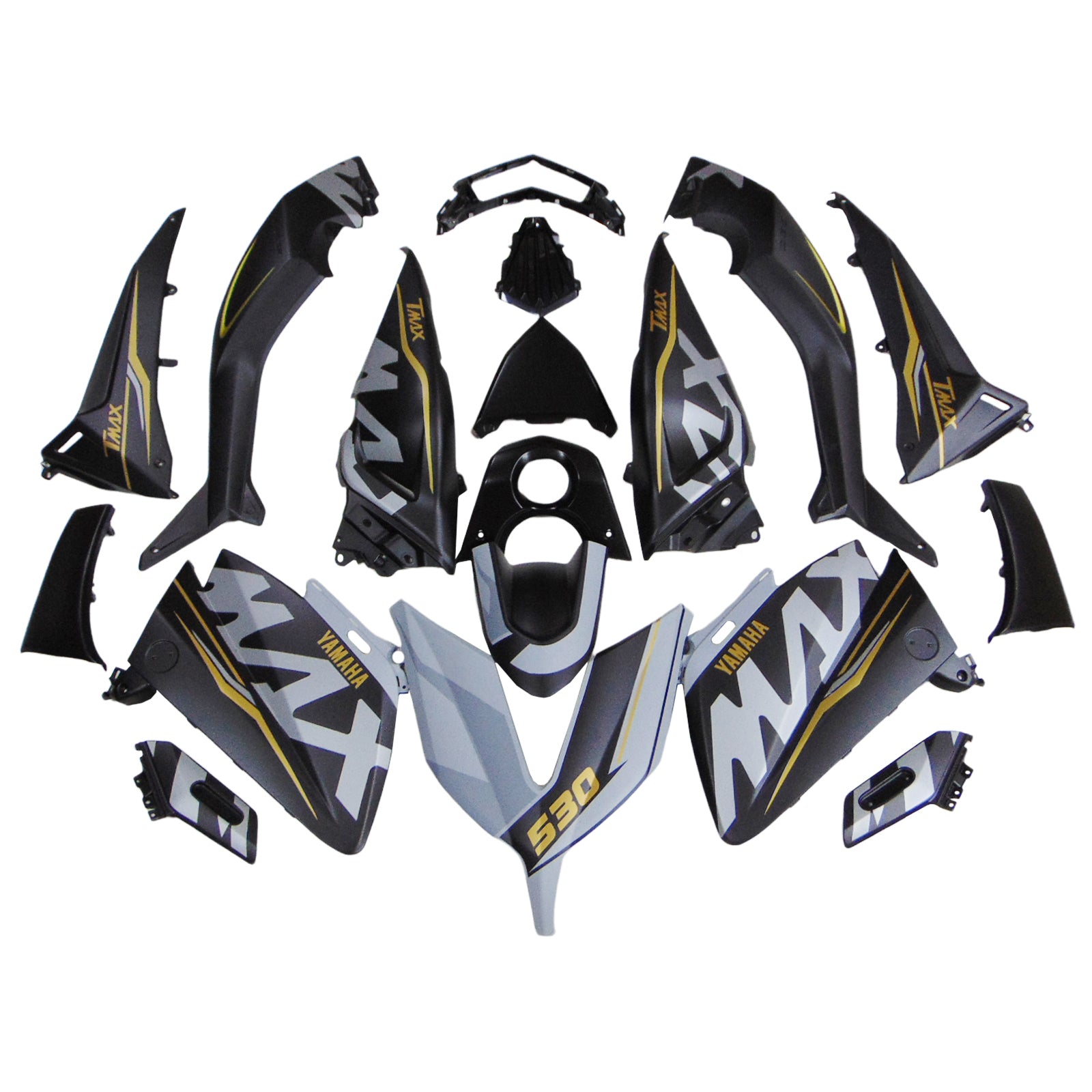 Amotopart Yamaha T-Max TMAX530 2015-2016 Fairing Kit Bodywork ABS