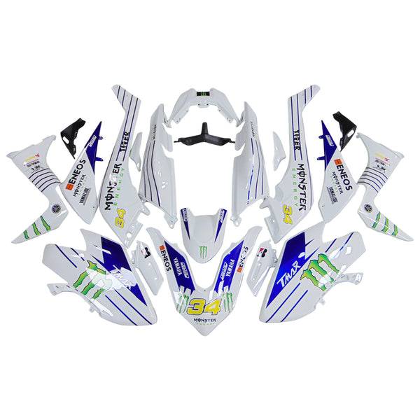 اموتوبارت ياماها تي ماكس TMAX530 2017-2018 Fairing Kit هيكل السيارة ABS