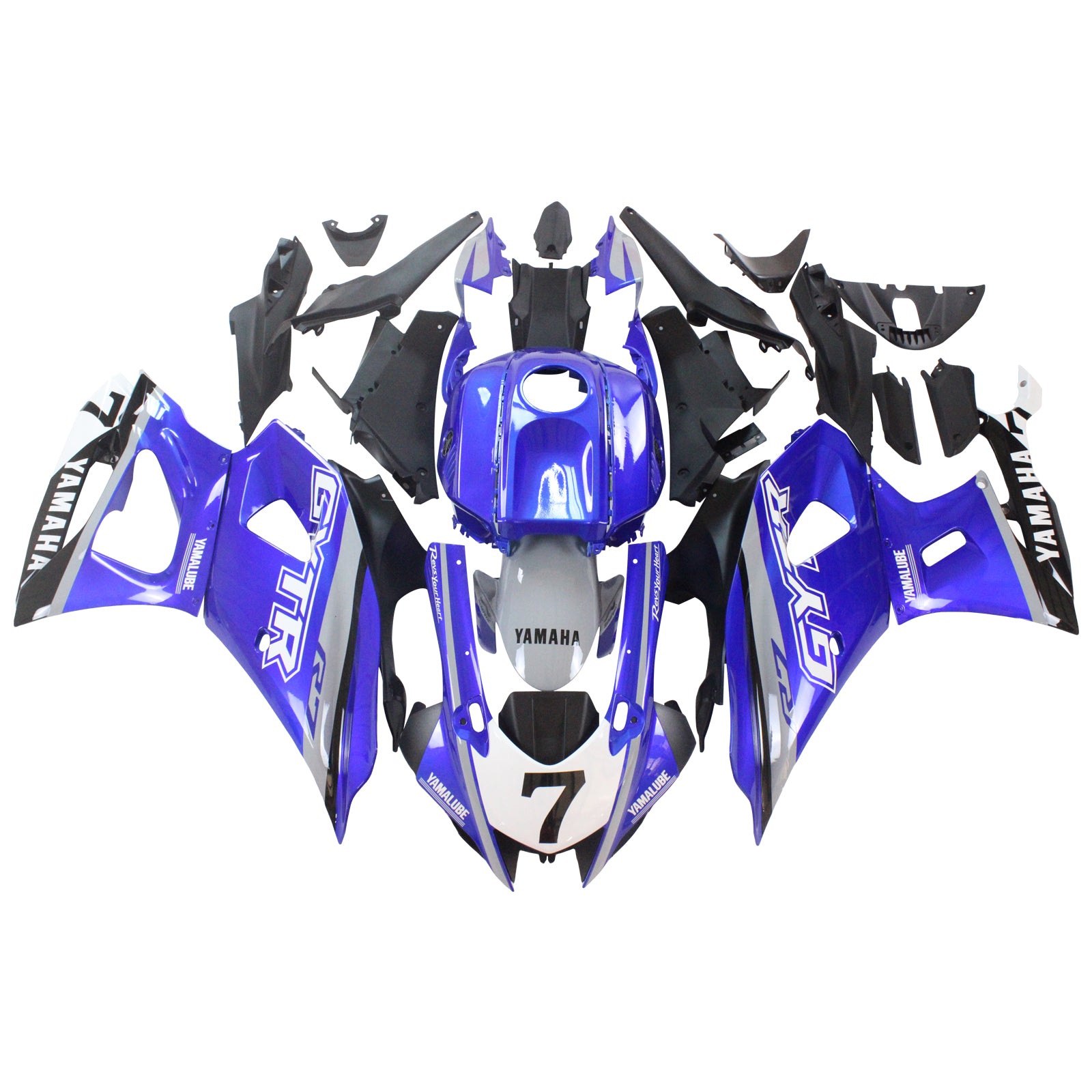 Yamaha YZF-R7 2021-2023 Fairing Kit هيكل السيارة بلاستيك ABS