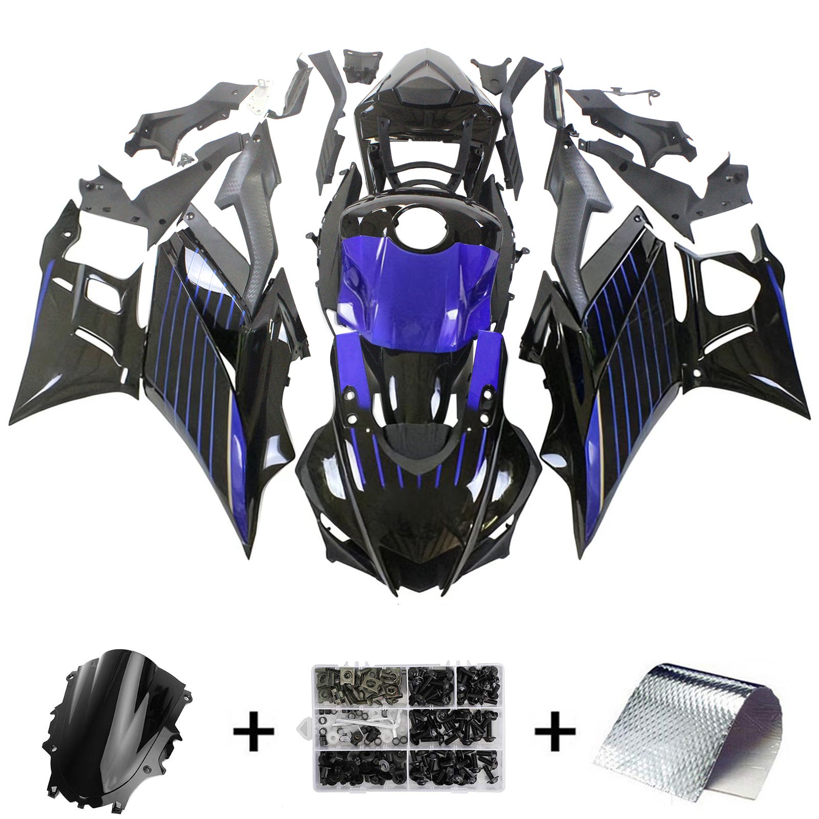 Yamaha YZF-R3 R25 2022-2024 Fairing Kit Bodywork Plastic ABS