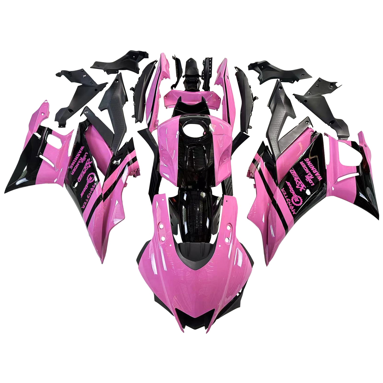 Yamaha YZF-R3 R25 2022-2023 Fairing Kit هيكل السيارة بلاستيك ABS