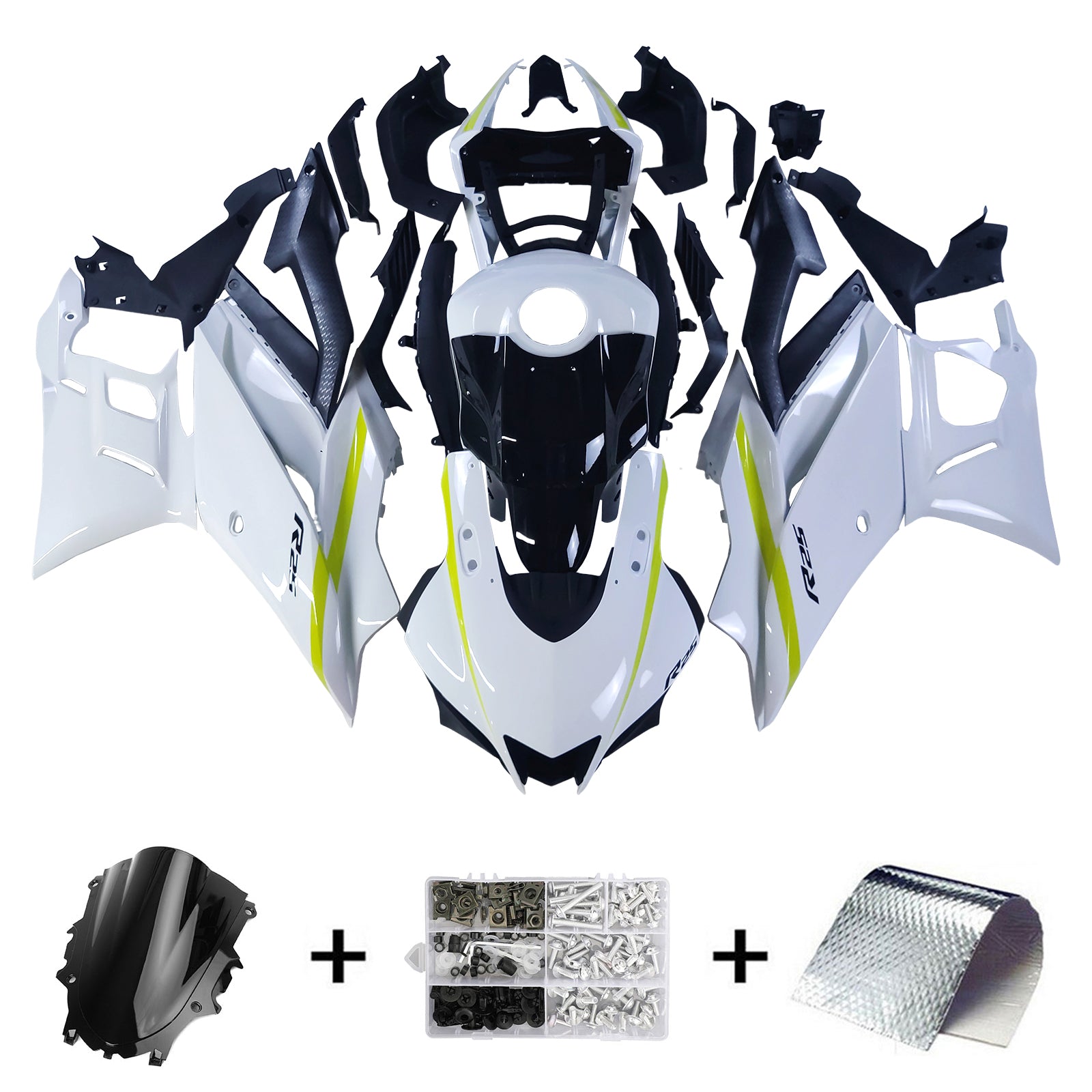 Yamaha YZF-R3 R25 2022-2024 Fairing Kit Bodywork Plastic ABS