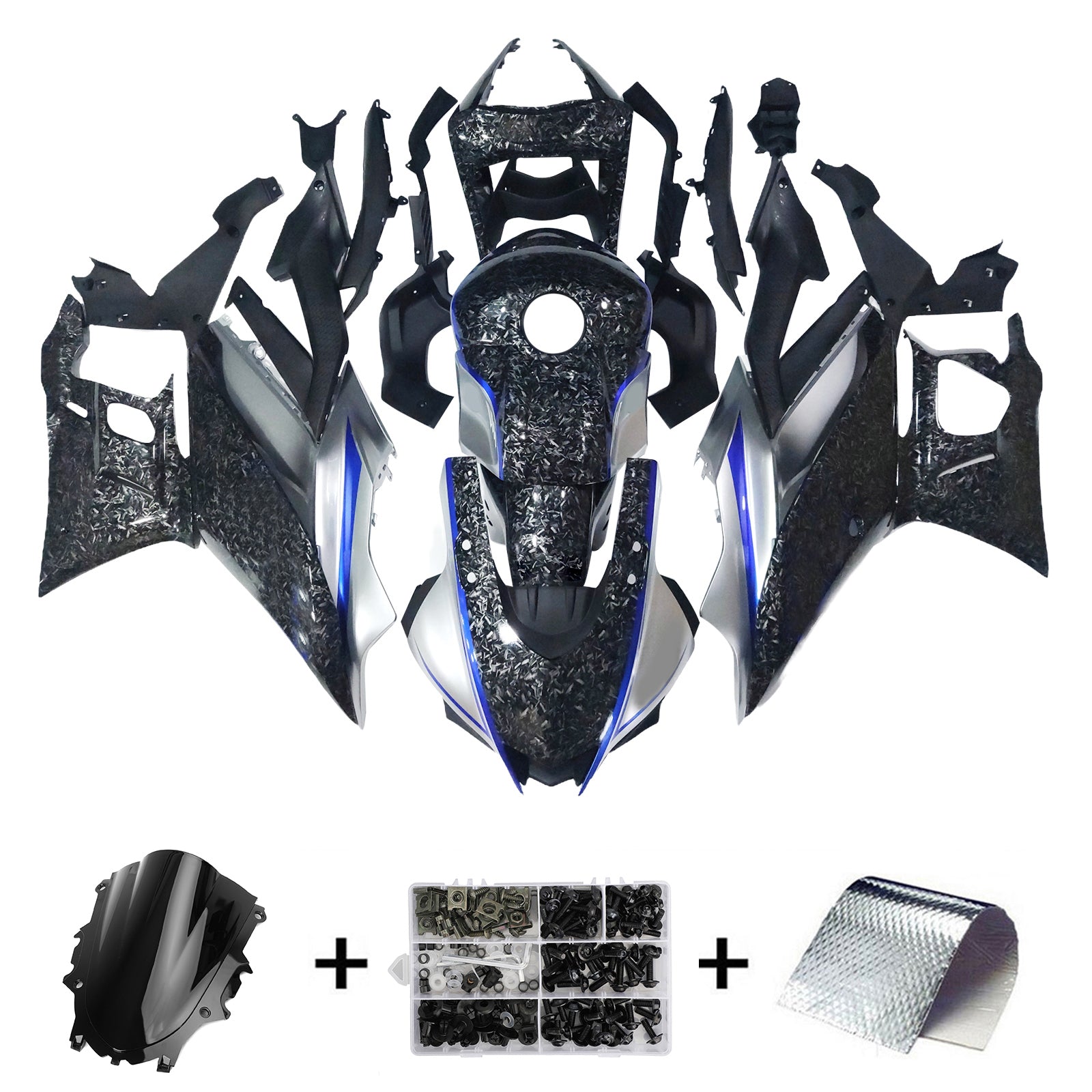 Yamaha YZF-R3 R25 2022-2024 Fairing Kit Bodywork Plastic ABS