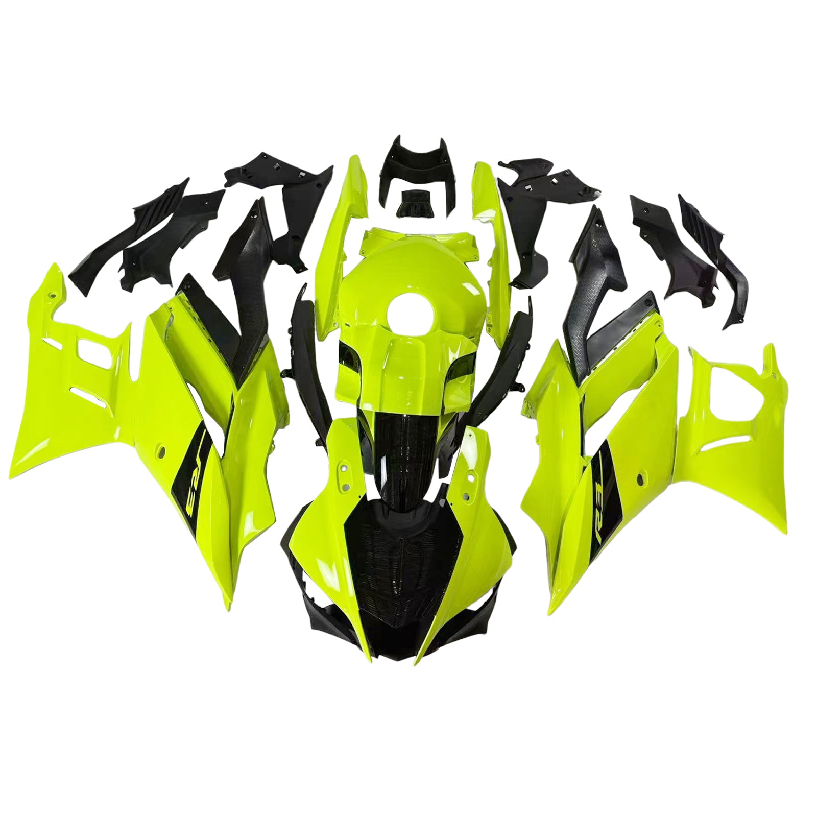 Amotopart Yamaha YZF-R3 R25 2022-2024 Fairing Kit Bodywork Plastic ABS