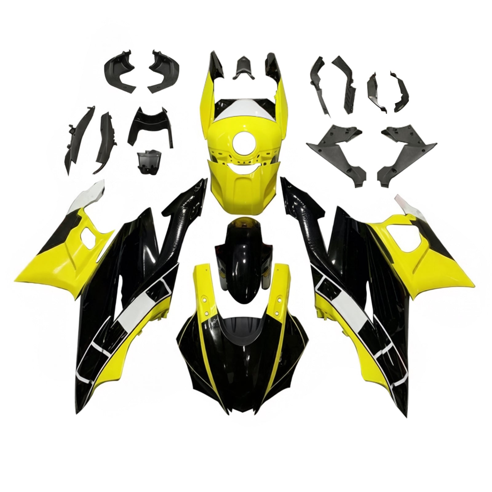 Amotopart Yamaha YZF-R3 R25 2022-2024 Fairing Kit Bodywork Plastic ABS