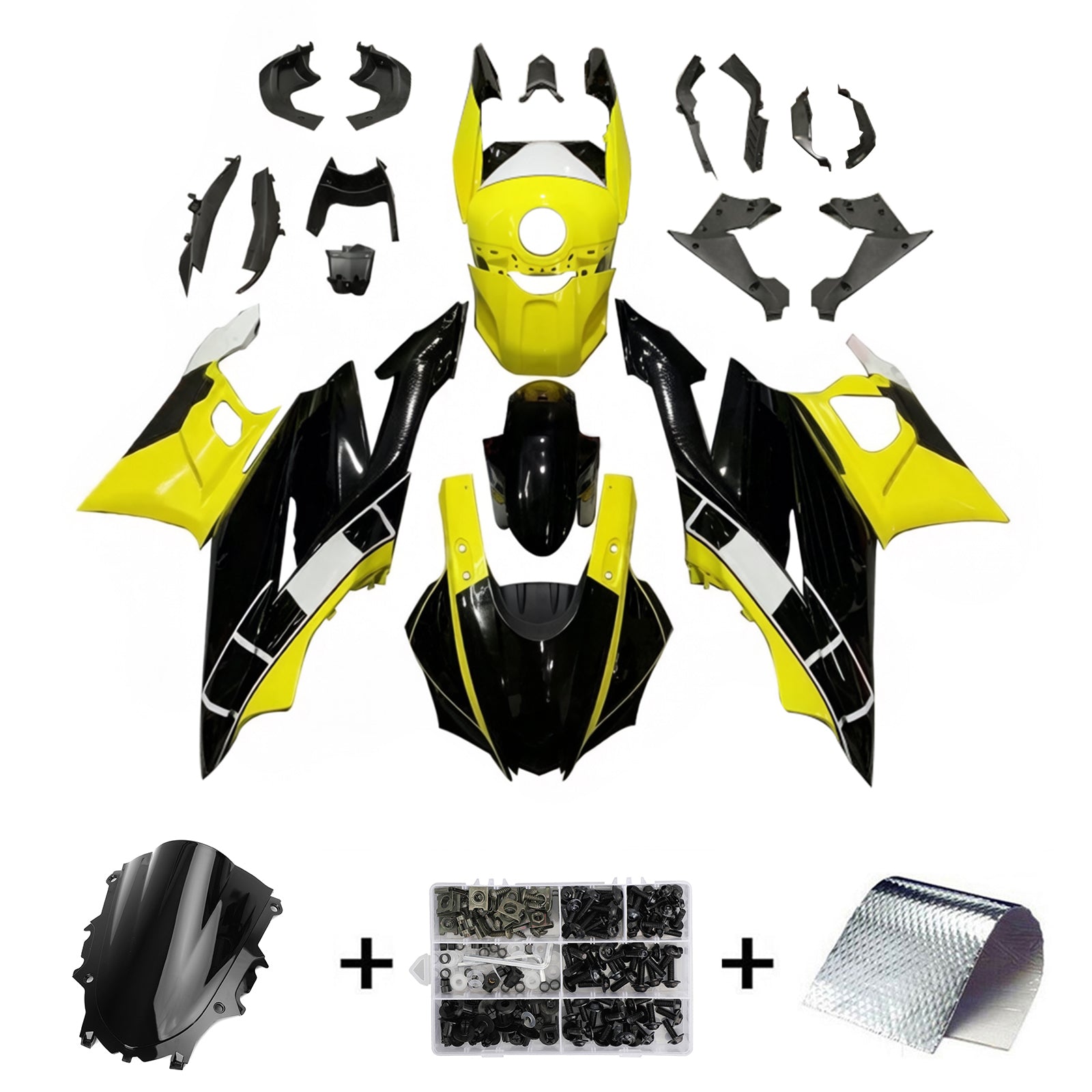Amotopart Yamaha YZF-R3 R25 2022-2024 Fairing Kit Bodywork Plastic ABS