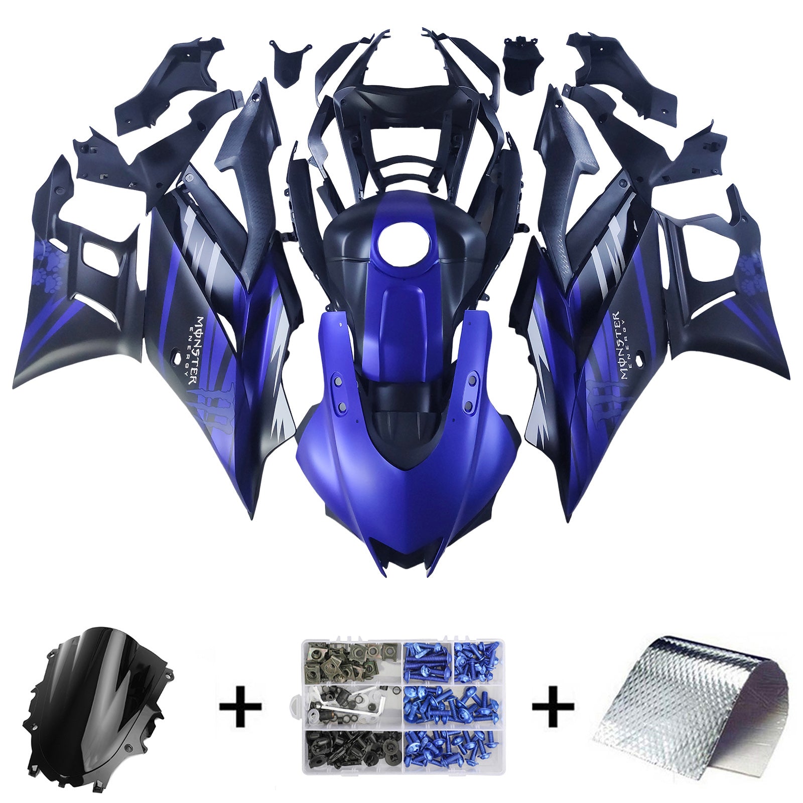 Yamaha YZF-R3 R25 2022-2024 Fairing Kit Bodywork Plastic ABS