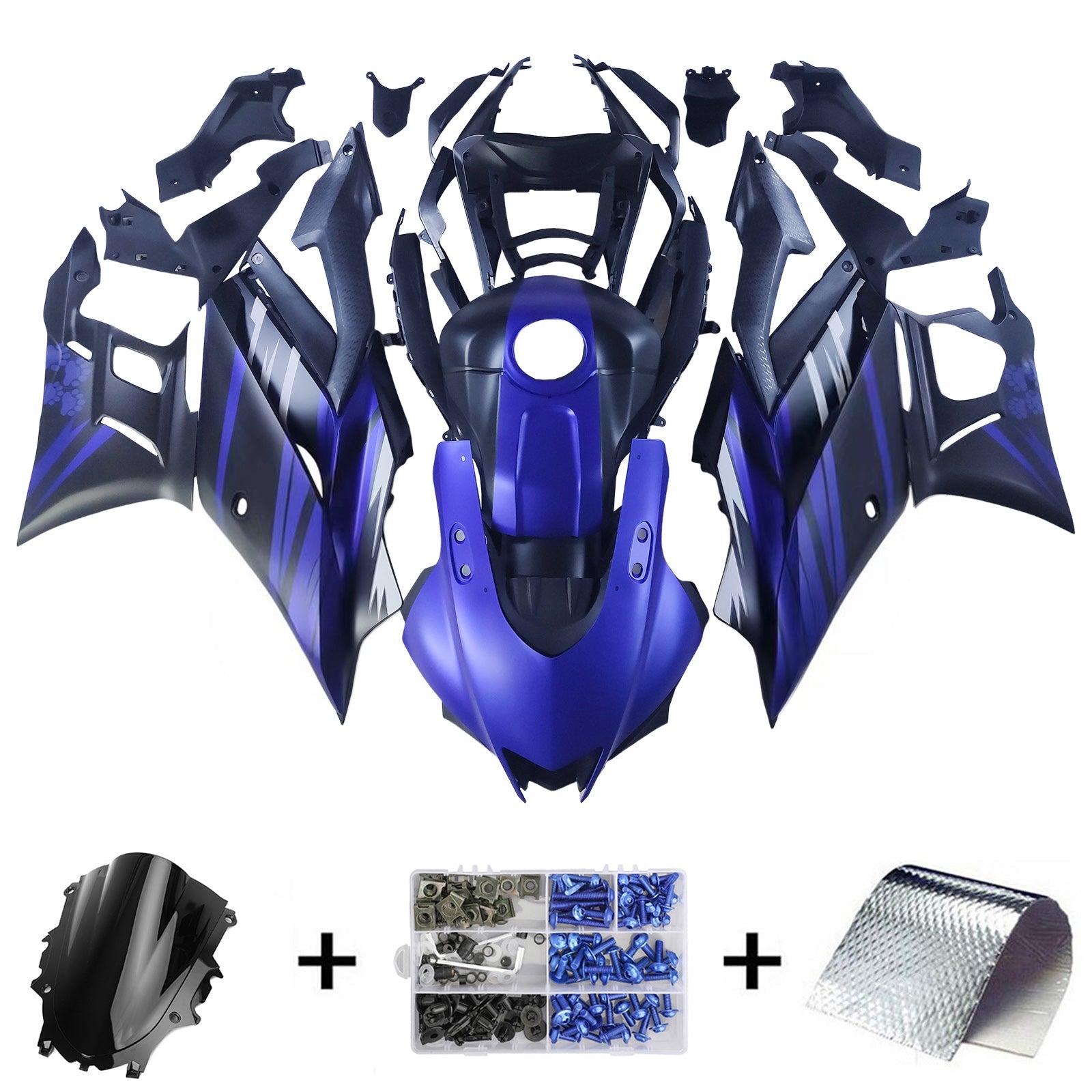 Yamaha YZF-R3 R25 2022-2024 Fairing Kit Bodywork Plastic ABS