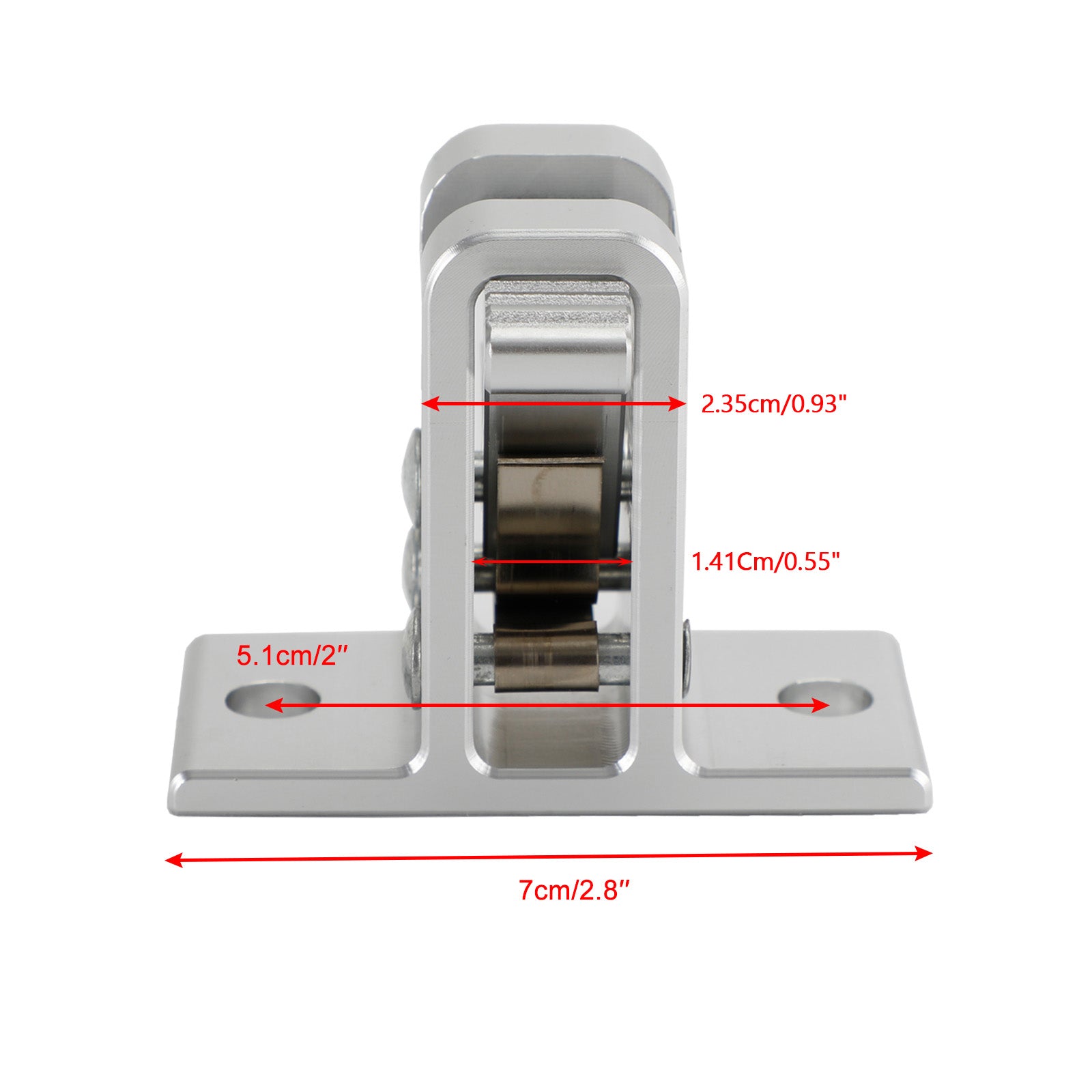 Soporte inferior de pieza de repuesto de aluminio satinado para toldo Dometic SUNCHASER II