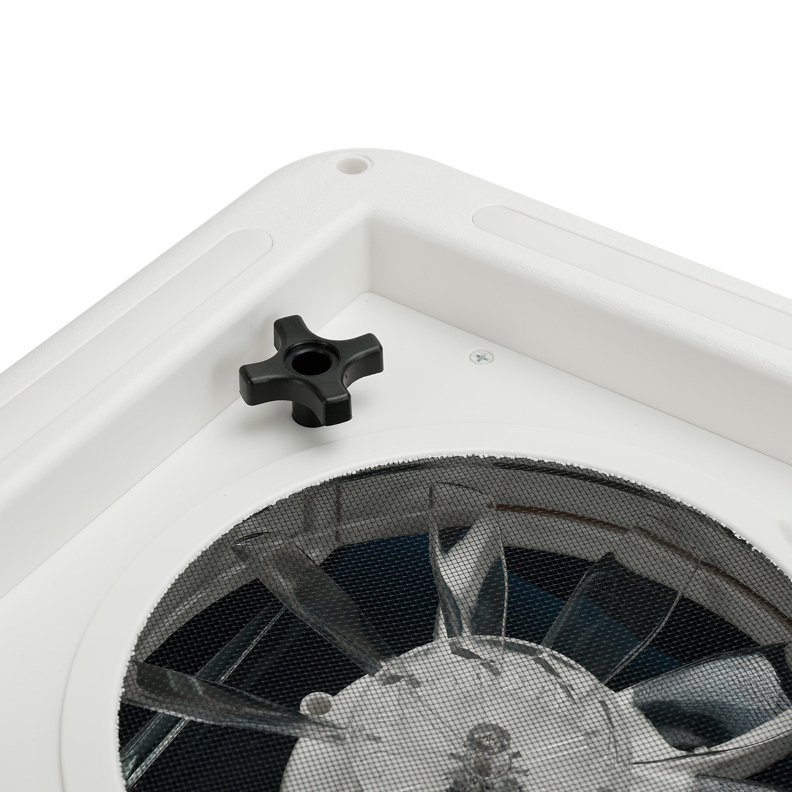 11 "RV Caravan Roof Vent 3-Speed ​​Motor RV Fan 12V كوة مع ضوء LED